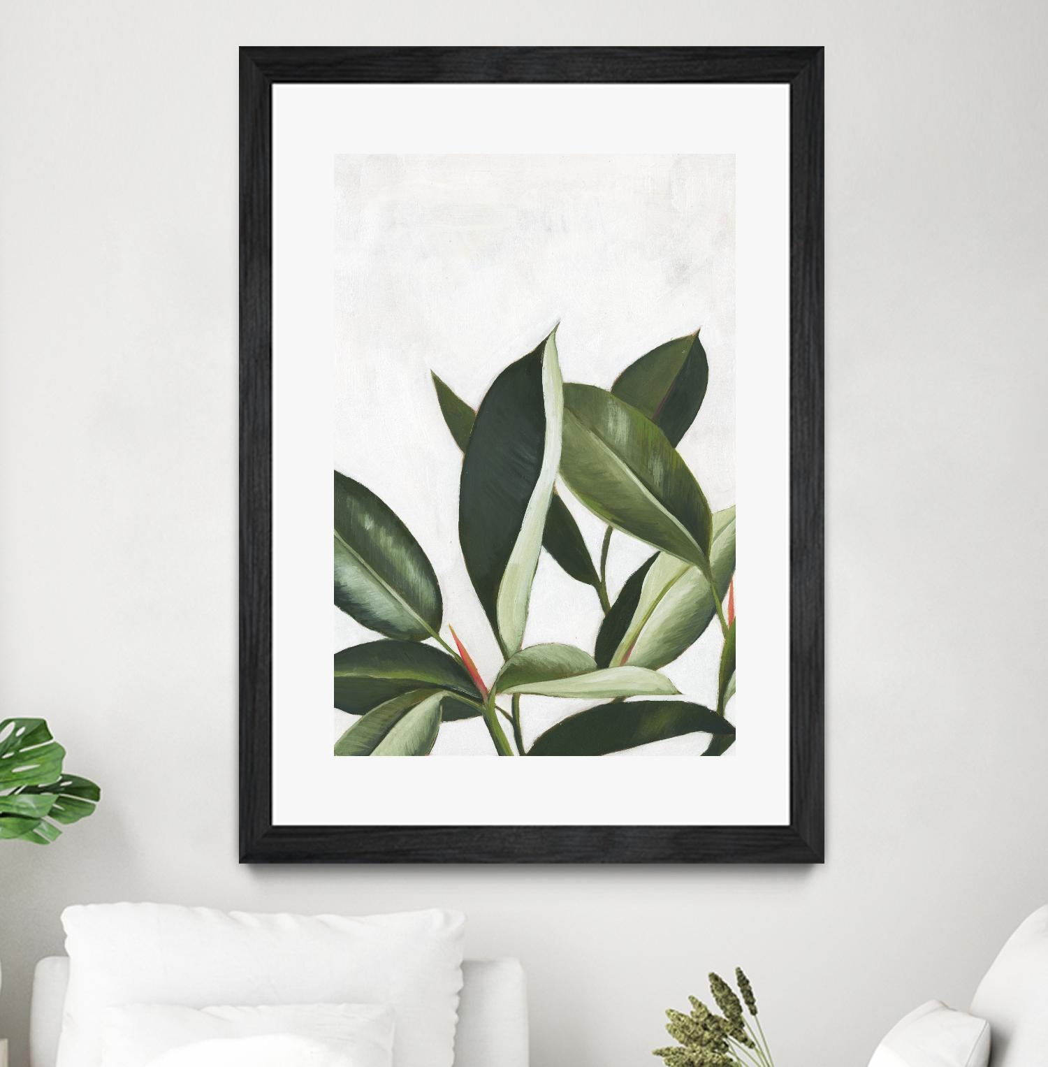 Pura Vida IV by Grace Popp on GIANT ART - green coastal & tropical abstract