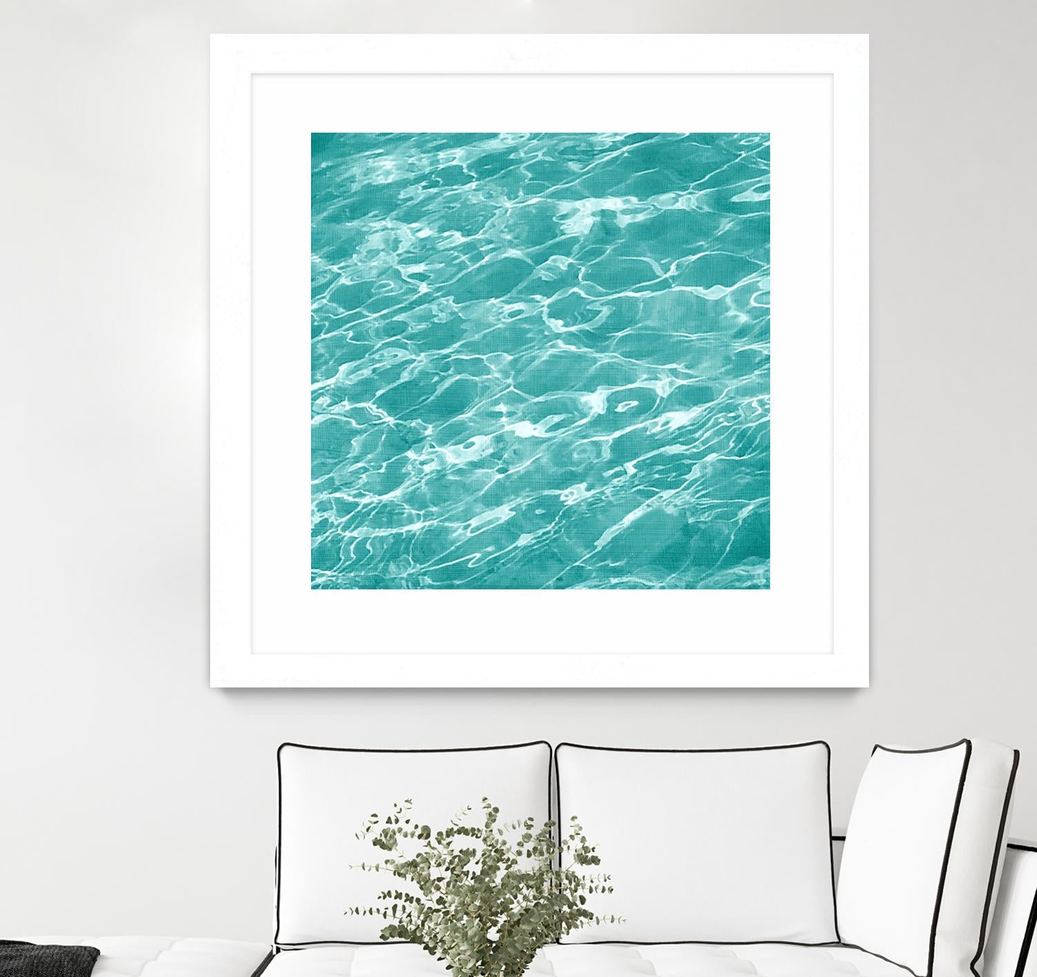 Ripple II by Chariklia Zarris on GIANT ART - aqua coastal & tropical water
