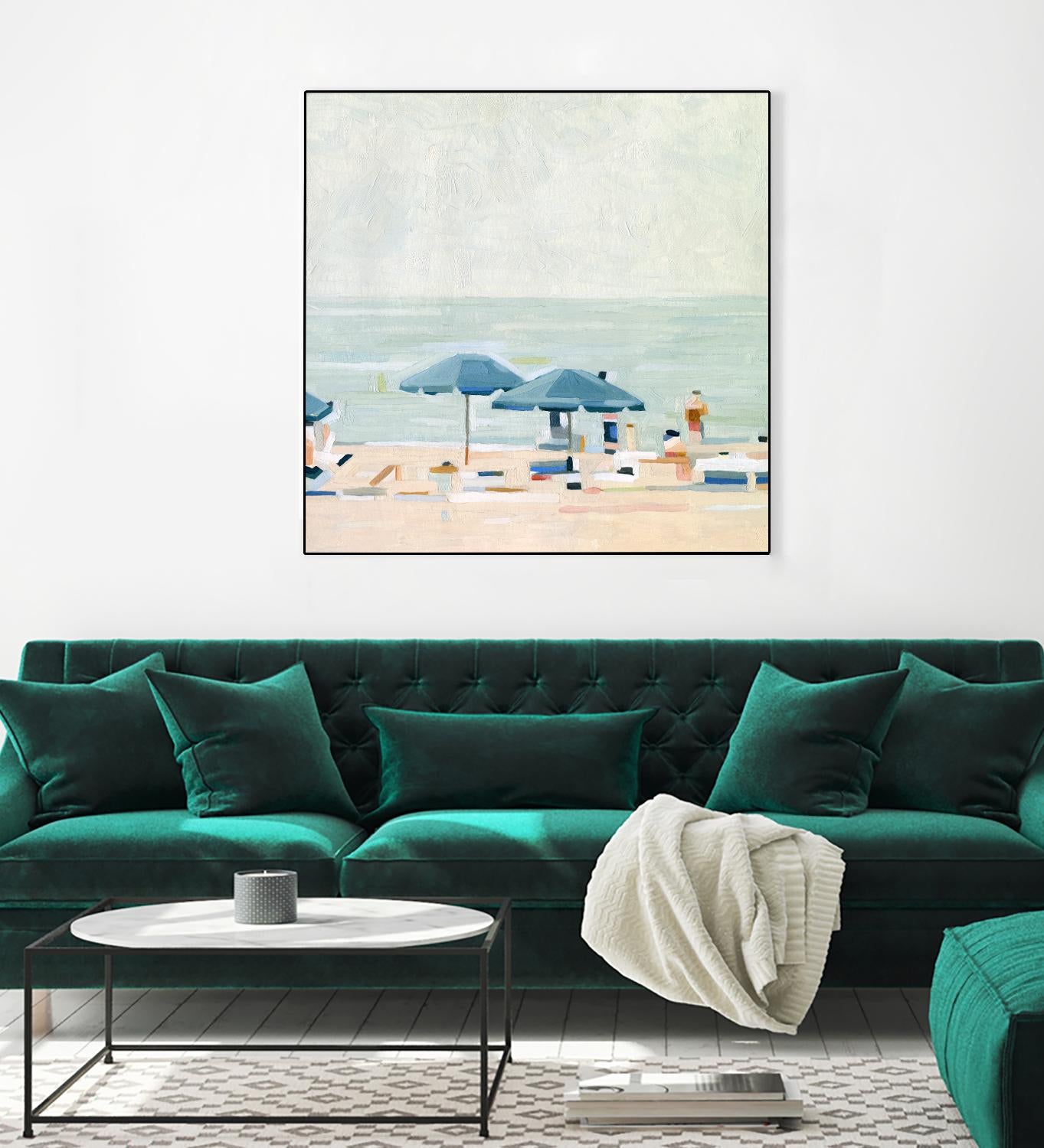If It's the Beaches I by Emma Scarvey on GIANT ART - red coastal & tropical sand