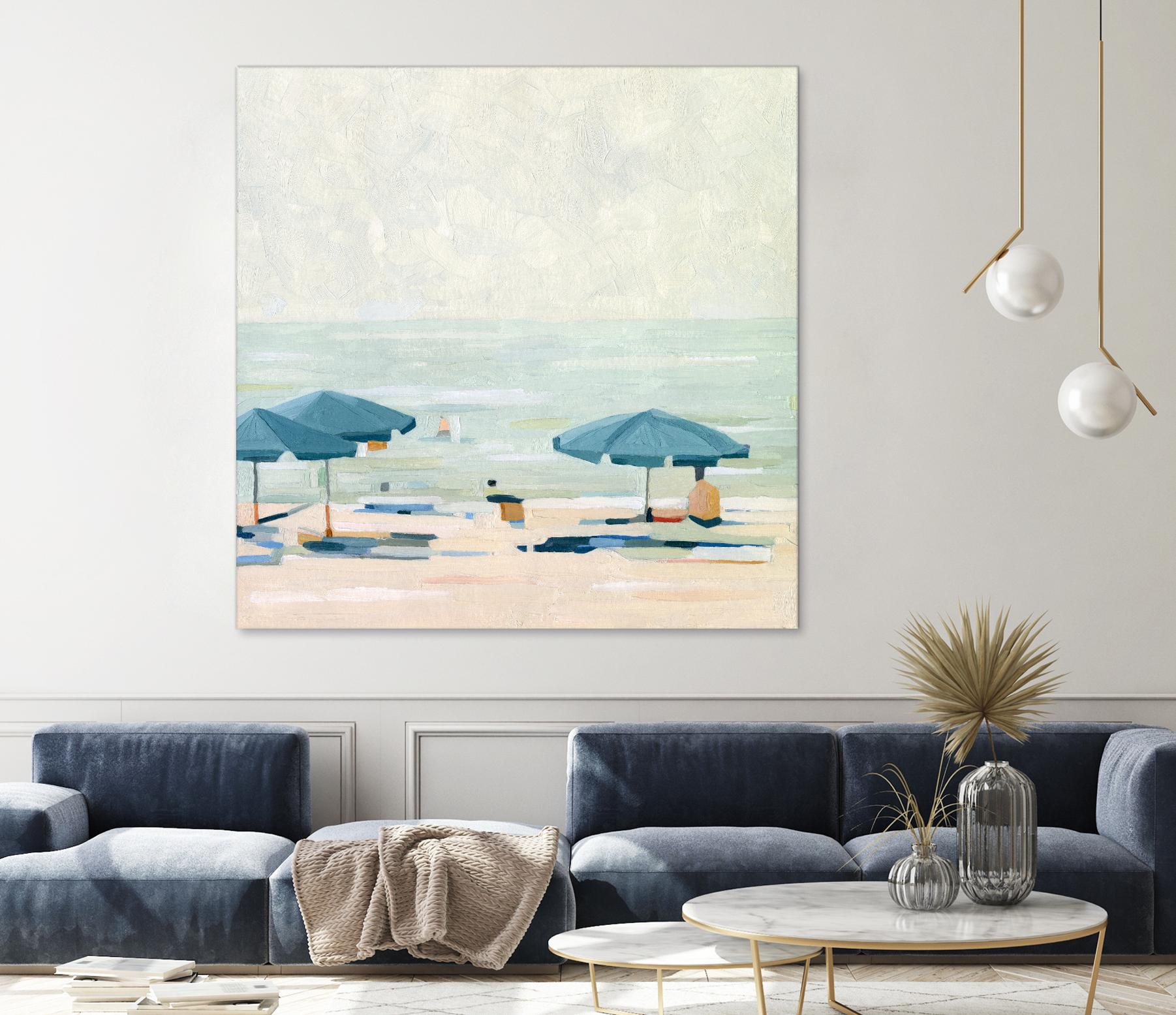 If It's the Beaches II by Emma Scarvey on GIANT ART - beige coastal & tropical beach