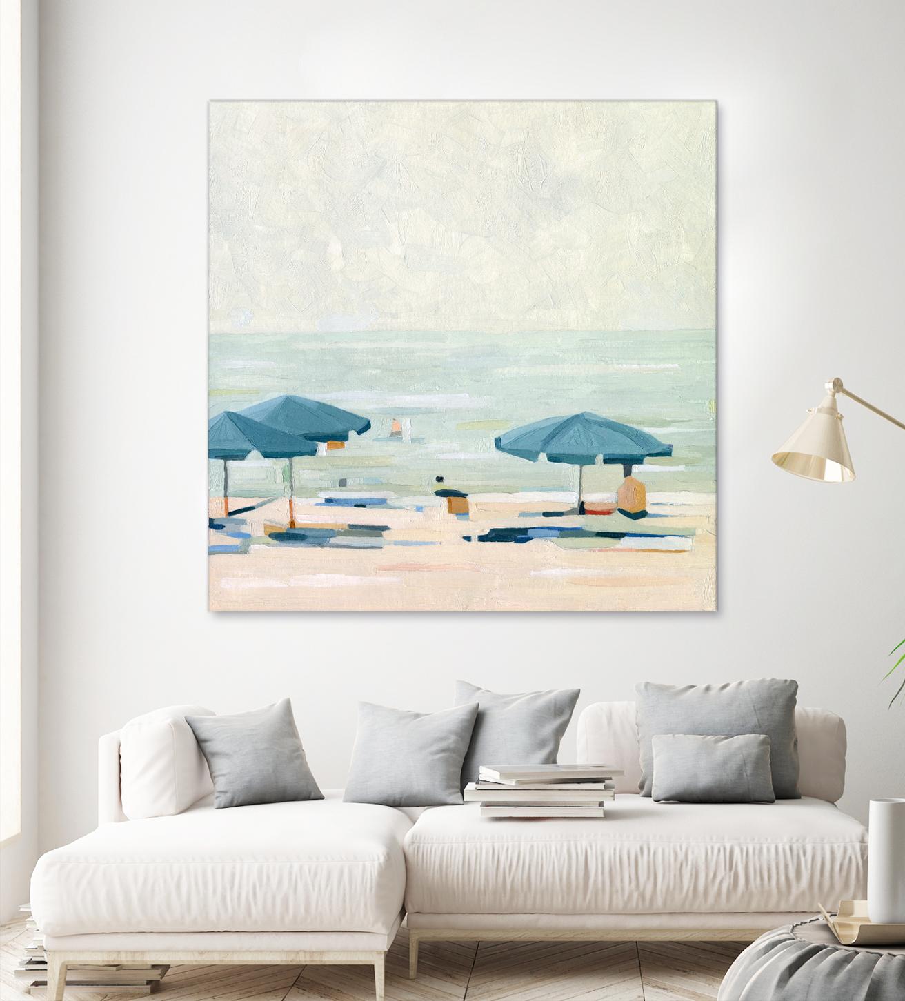 If It's the Beaches II by Emma Scarvey on GIANT ART - beige coastal & tropical beach