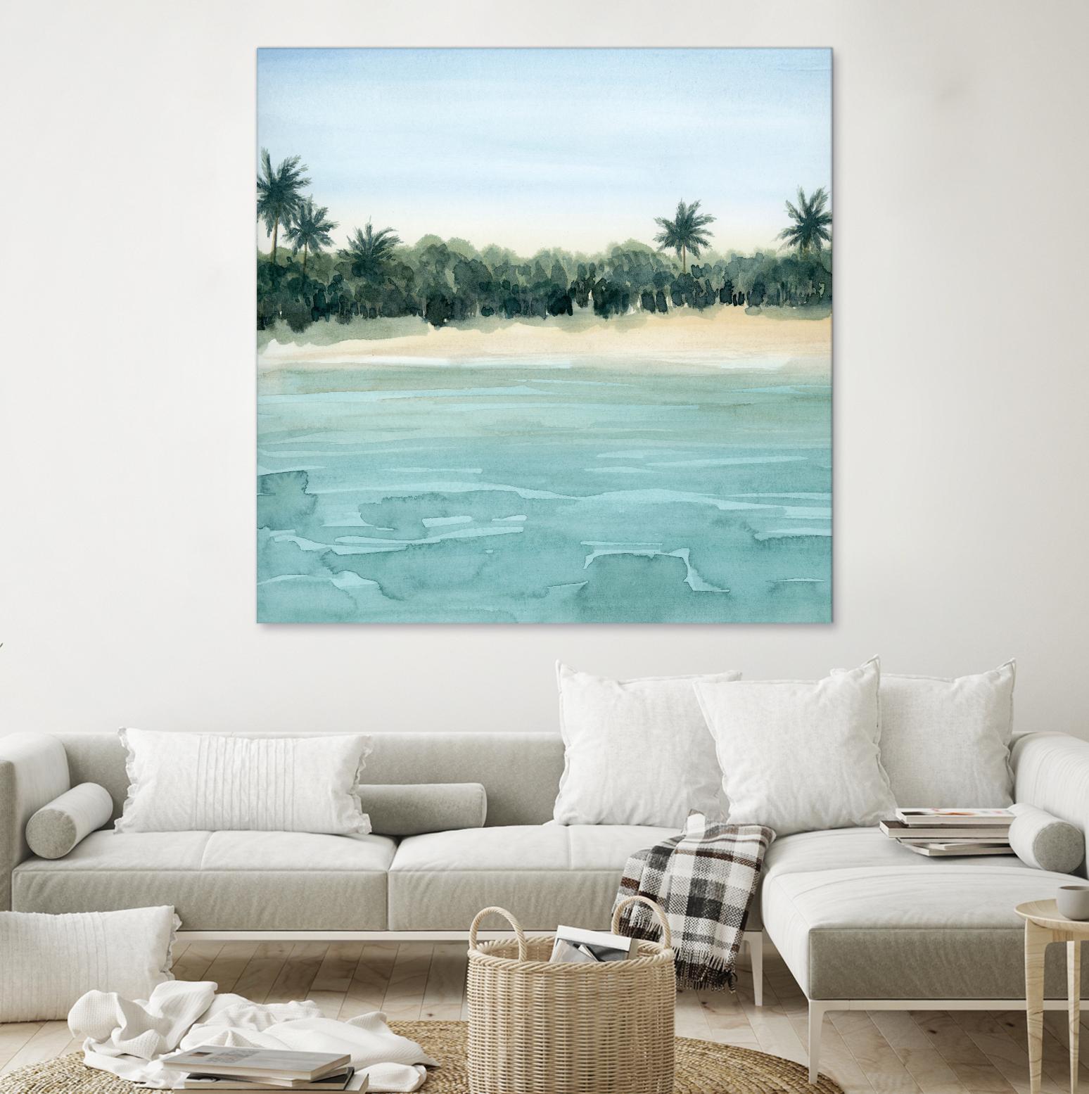Paradis I by Grace Popp on GIANT ART - green landscapes & seascapes summer