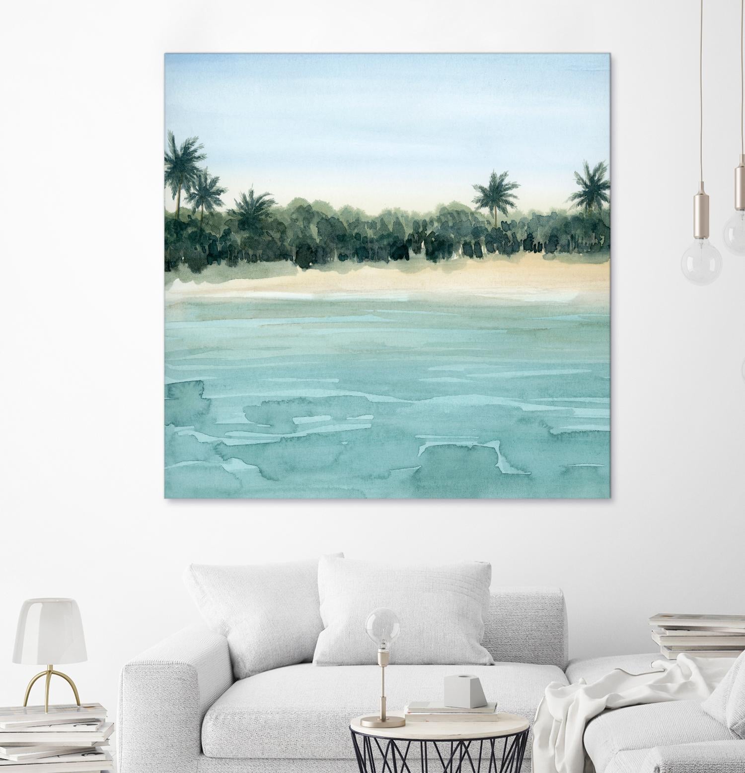 Paradis I by Grace Popp on GIANT ART - green landscapes & seascapes summer
