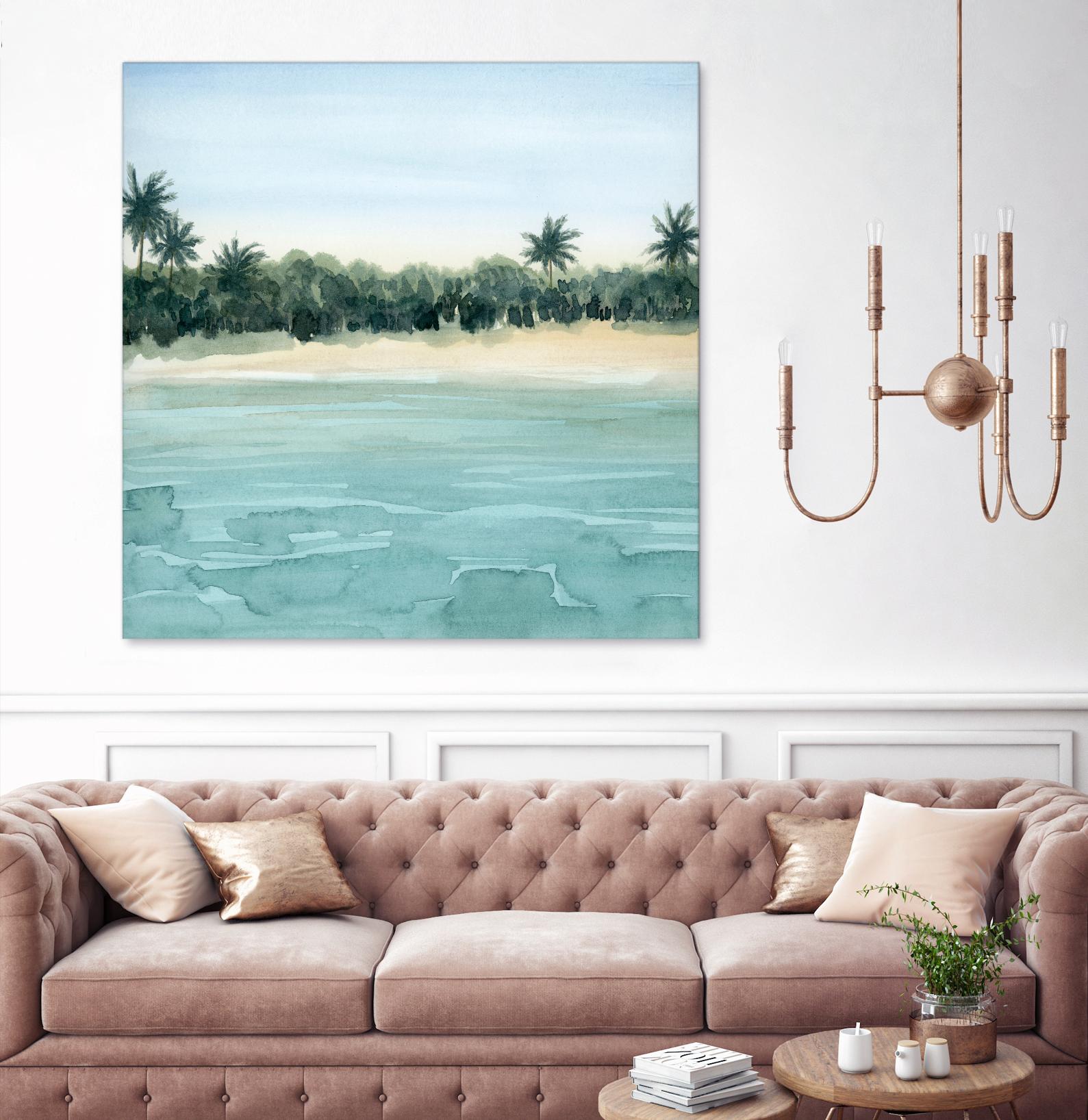 Paradis I by Grace Popp on GIANT ART - green landscapes & seascapes summer