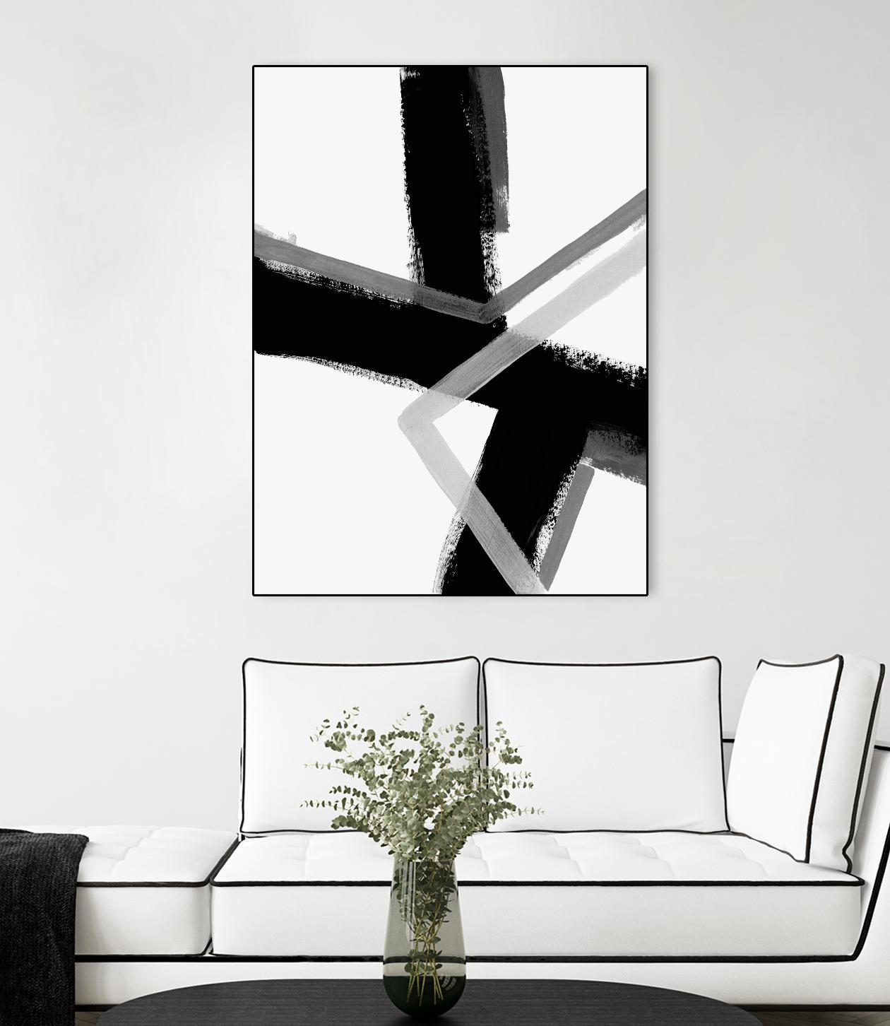 Angular Pulse IV by June Vess on GIANT ART - white abstract abstract