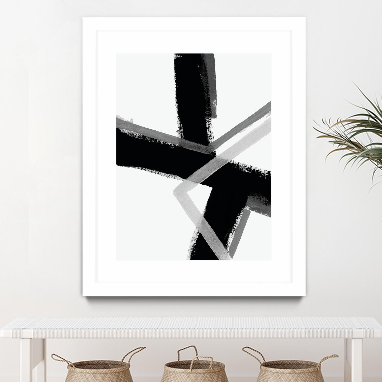 Angular Pulse IV by June Vess on GIANT ART - white abstract abstract