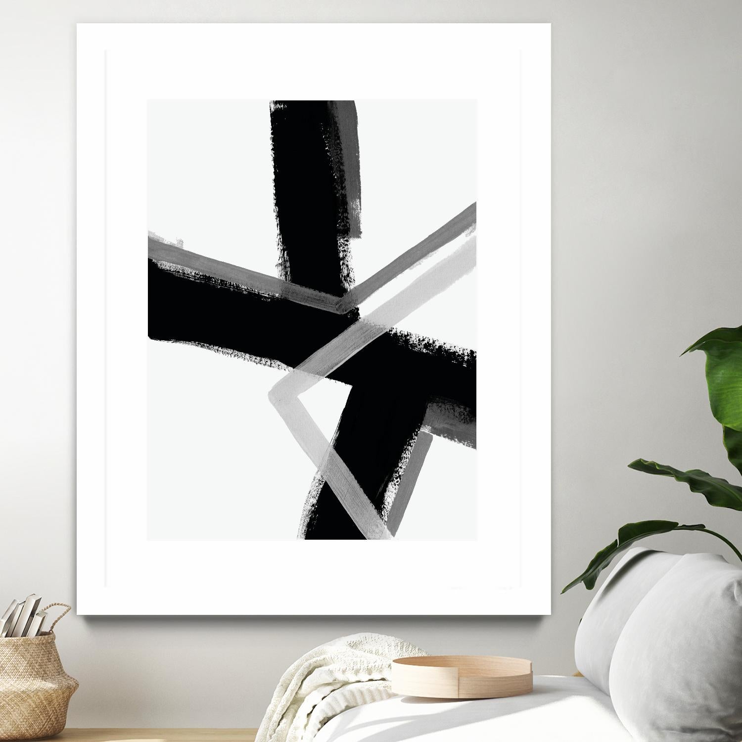 Angular Pulse IV by June Vess on GIANT ART - white abstract abstract