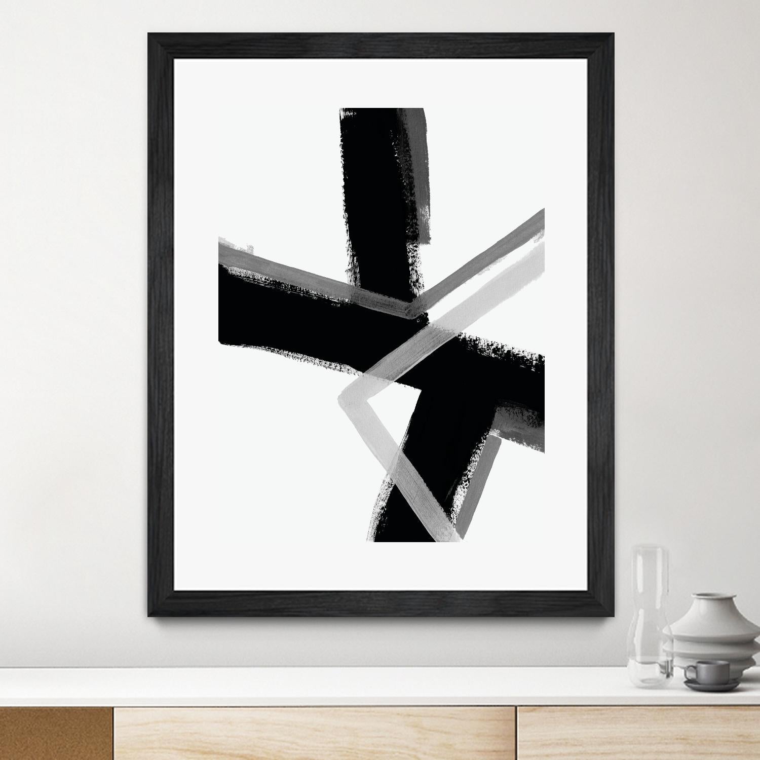 Angular Pulse IV by June Vess on GIANT ART - white abstract abstract