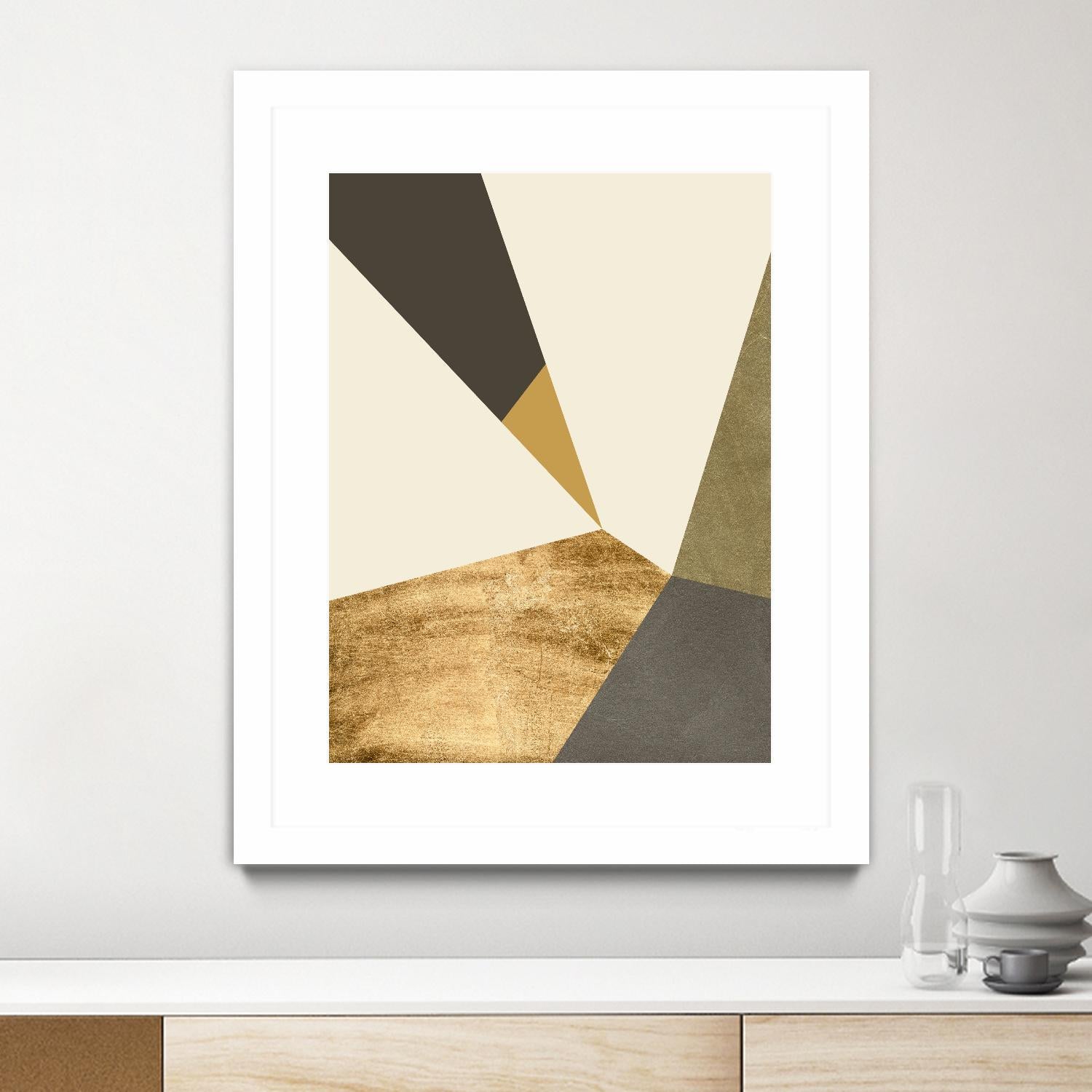Clovis I by Jacob Green on GIANT ART - gold abstract abstract