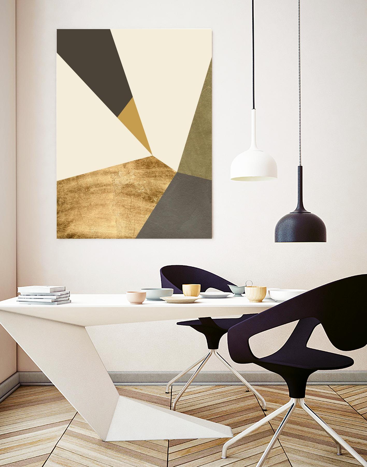 Clovis I by Jacob Green on GIANT ART - gold abstract abstract