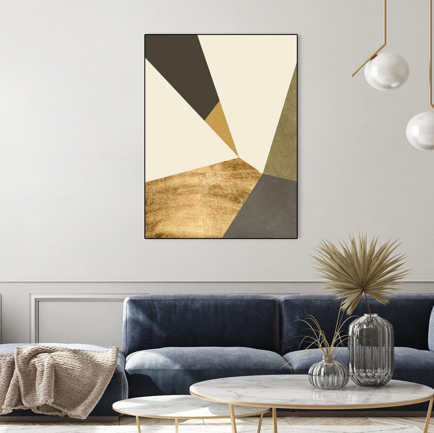 Clovis I by Jacob Green on GIANT ART - gold abstract abstract