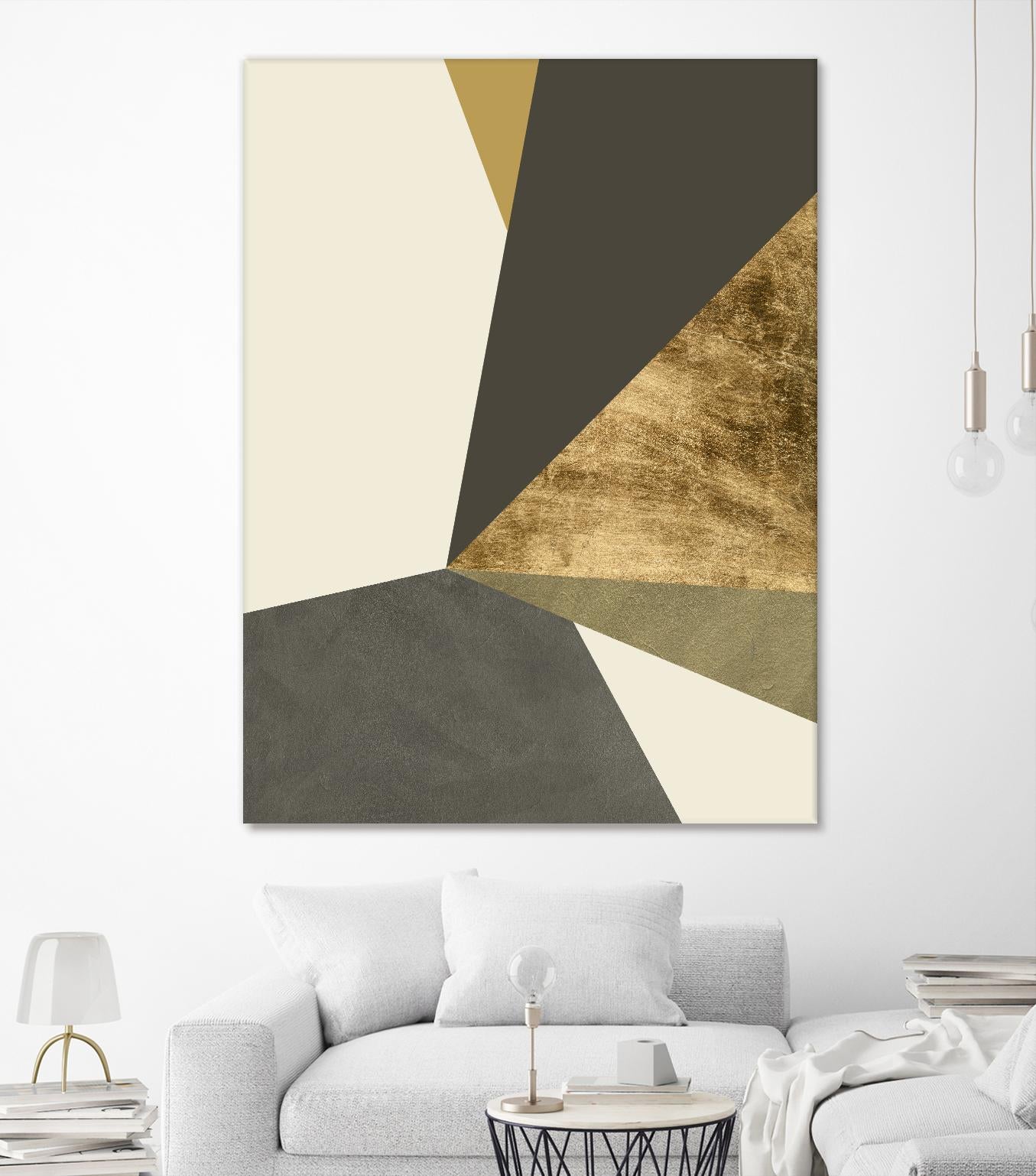 Clovis II by Jacob Green on GIANT ART - gold abstract abstract