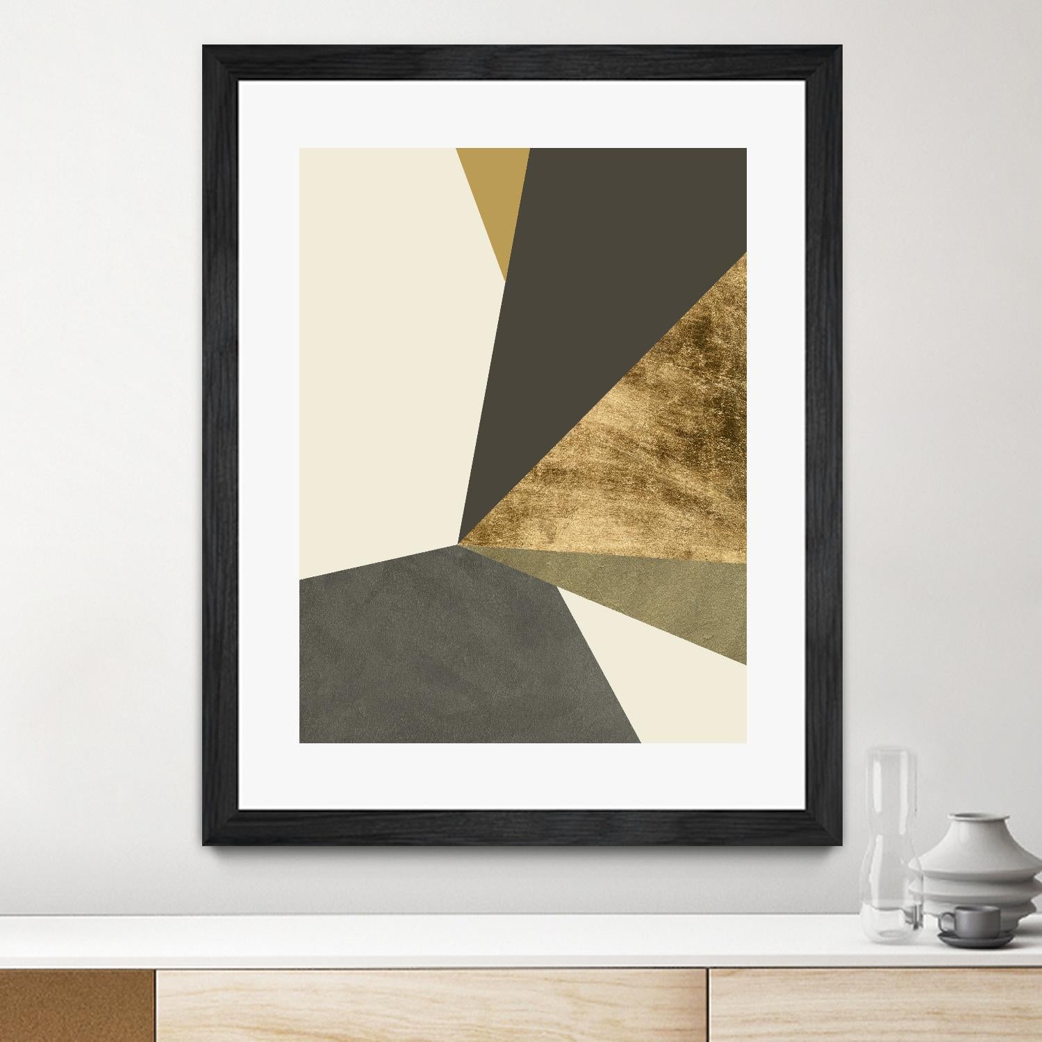 Clovis II by Jacob Green on GIANT ART - gold abstract abstract