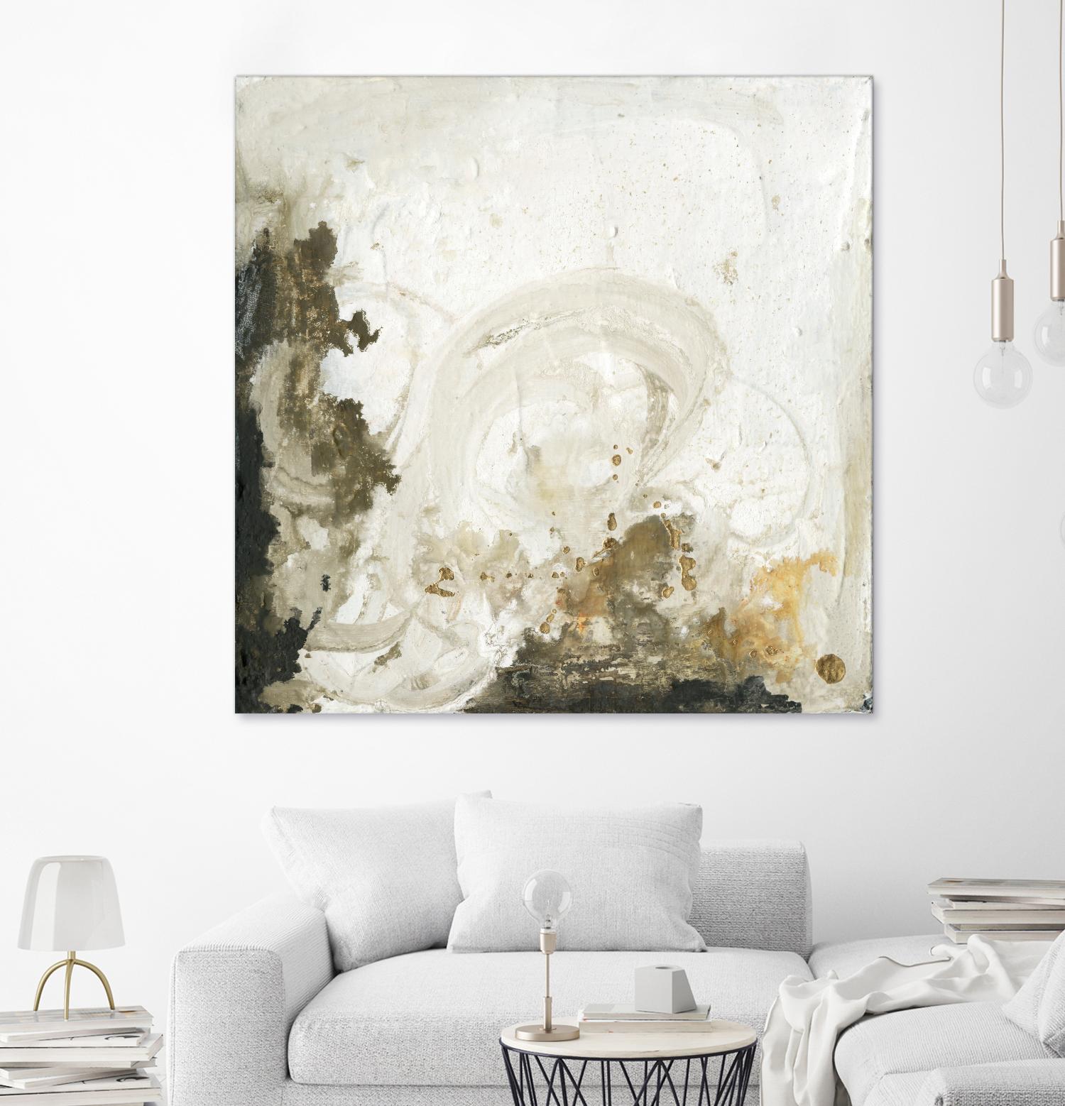 Friendship II by Joyce Combs on GIANT ART - beige abstract abstract