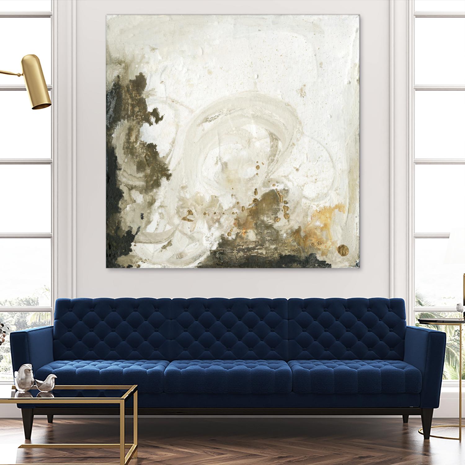 Friendship II by Joyce Combs on GIANT ART - beige abstract abstract