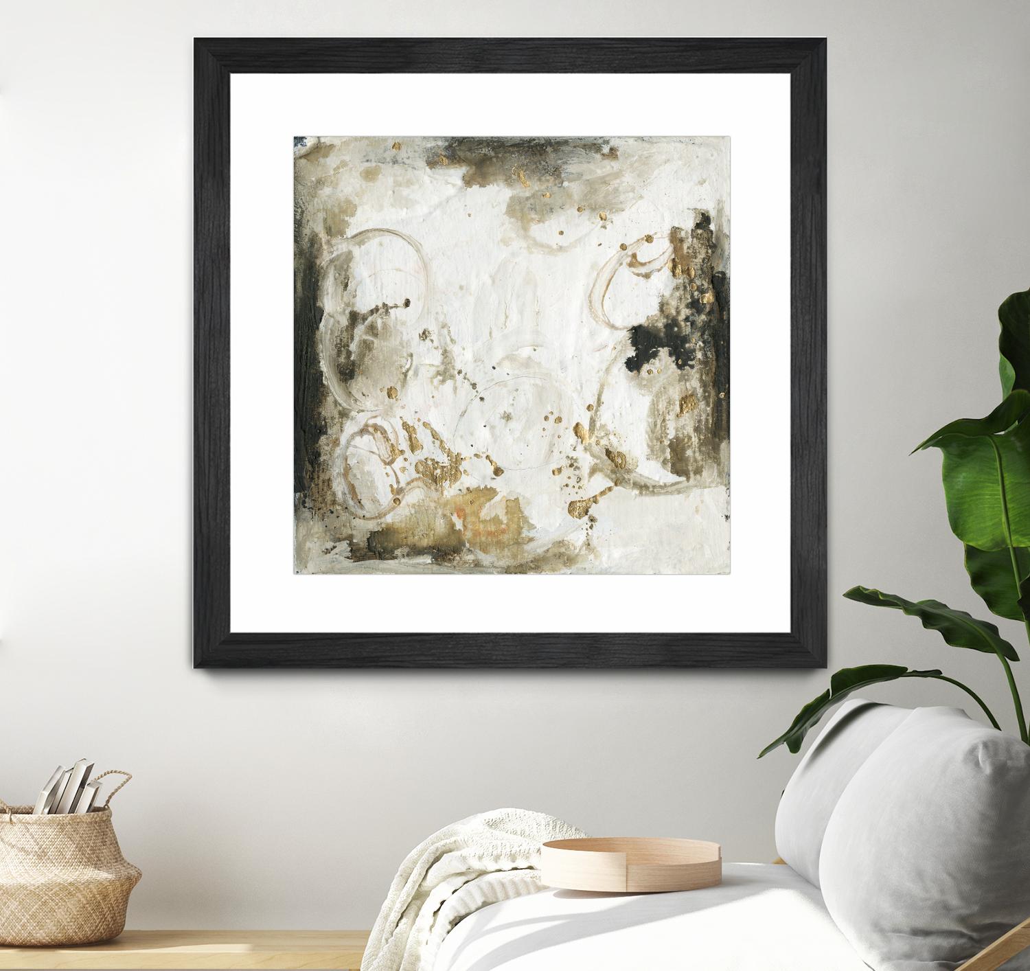 Friendship III by Joyce Combs on GIANT ART - gold abstract abstract