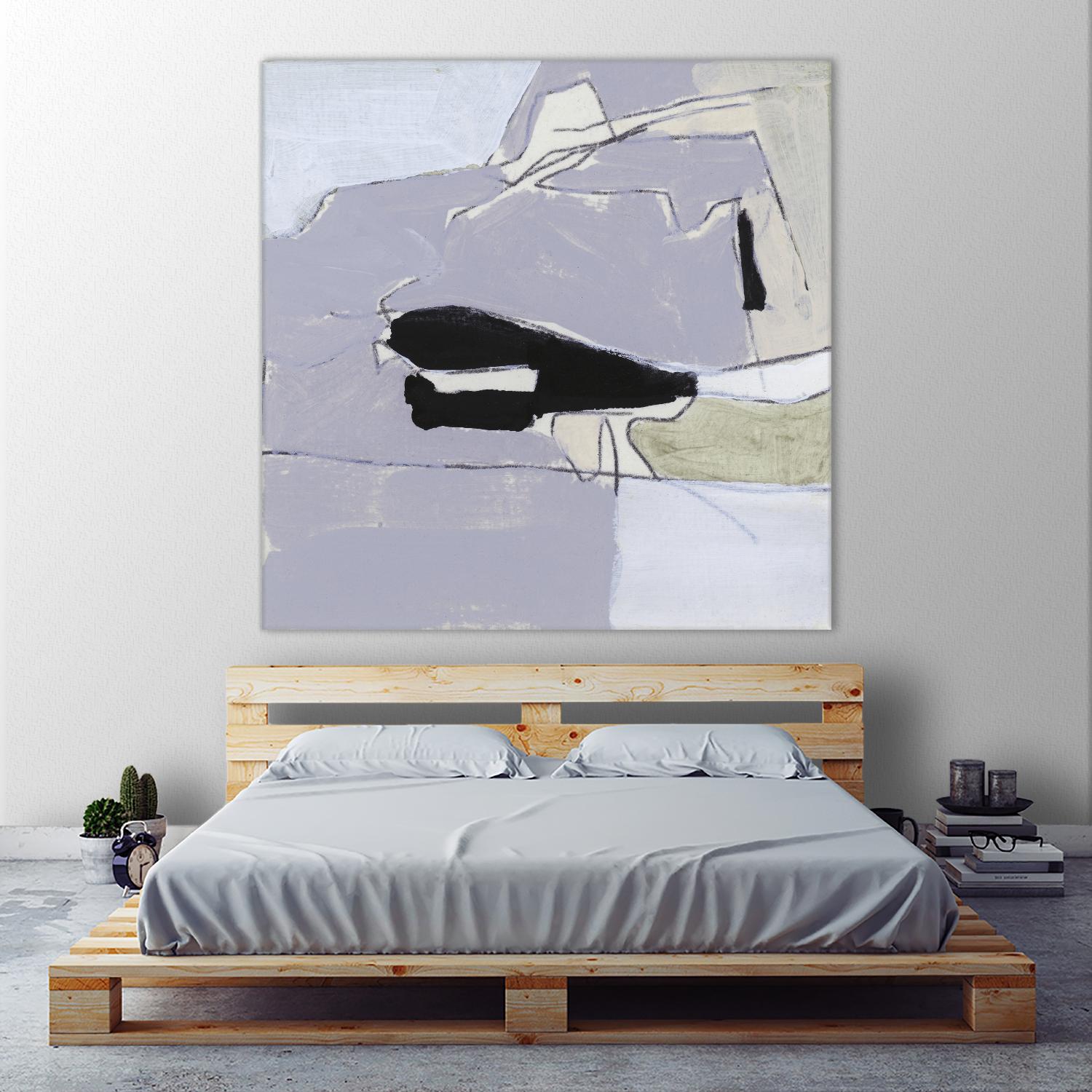 Grey Landscape I by Bellissimo Art on GIANT ART - beige abstract abstract