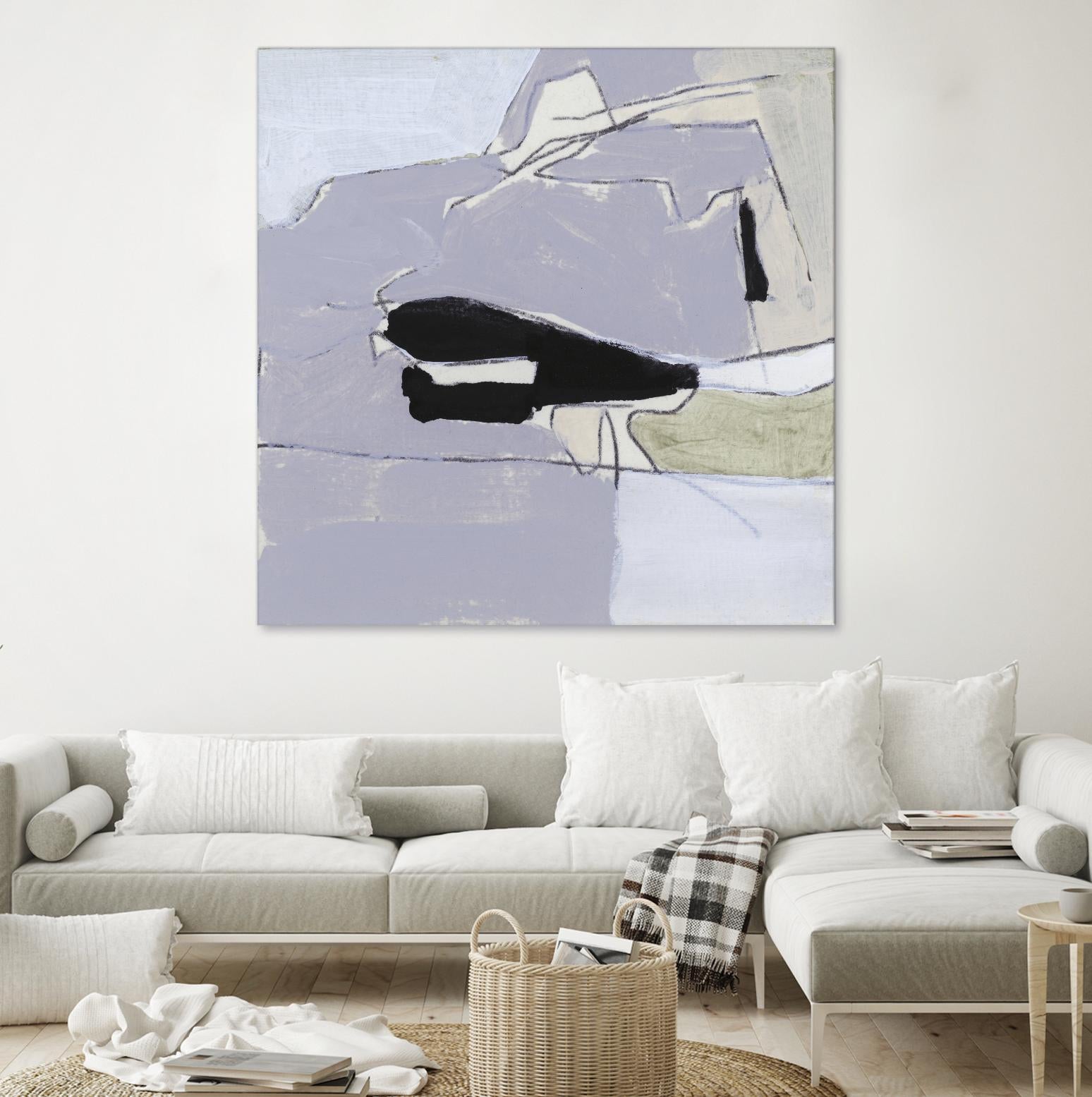 Grey Landscape I by Bellissimo Art on GIANT ART - beige abstract abstract