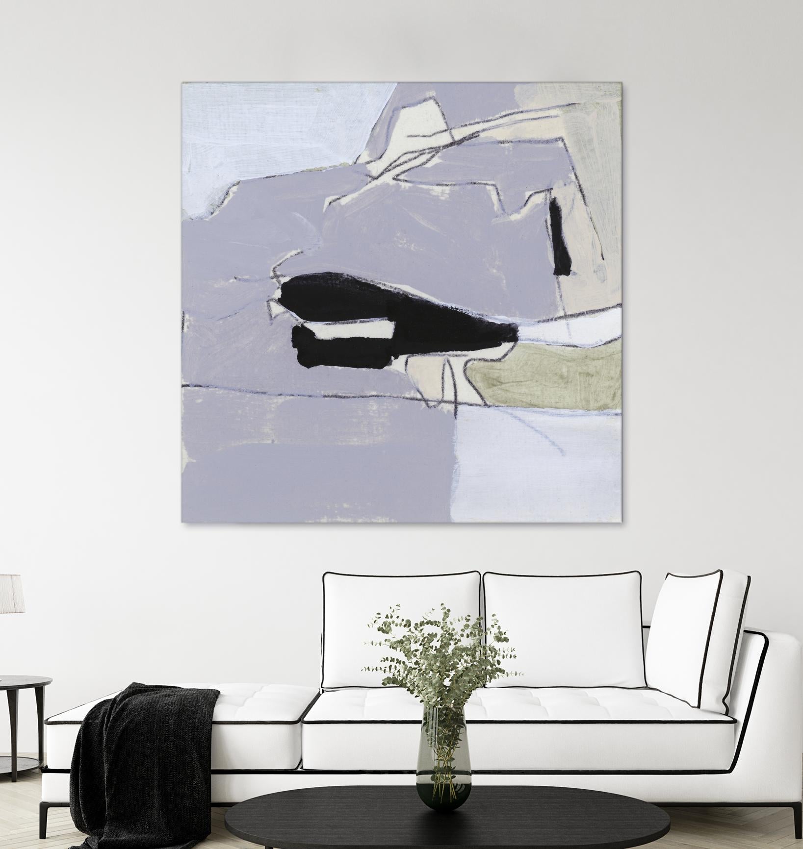 Grey Landscape I by Bellissimo Art on GIANT ART - beige abstract abstract