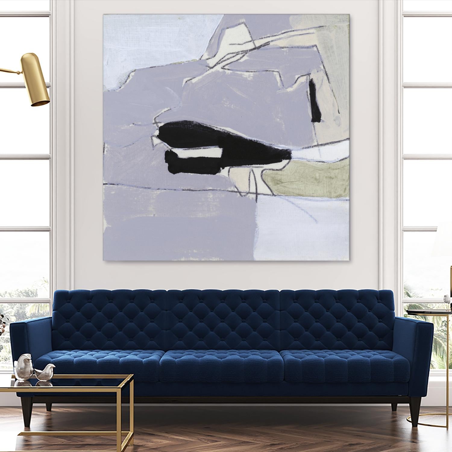 Grey Landscape I by Bellissimo Art on GIANT ART - beige abstract abstract