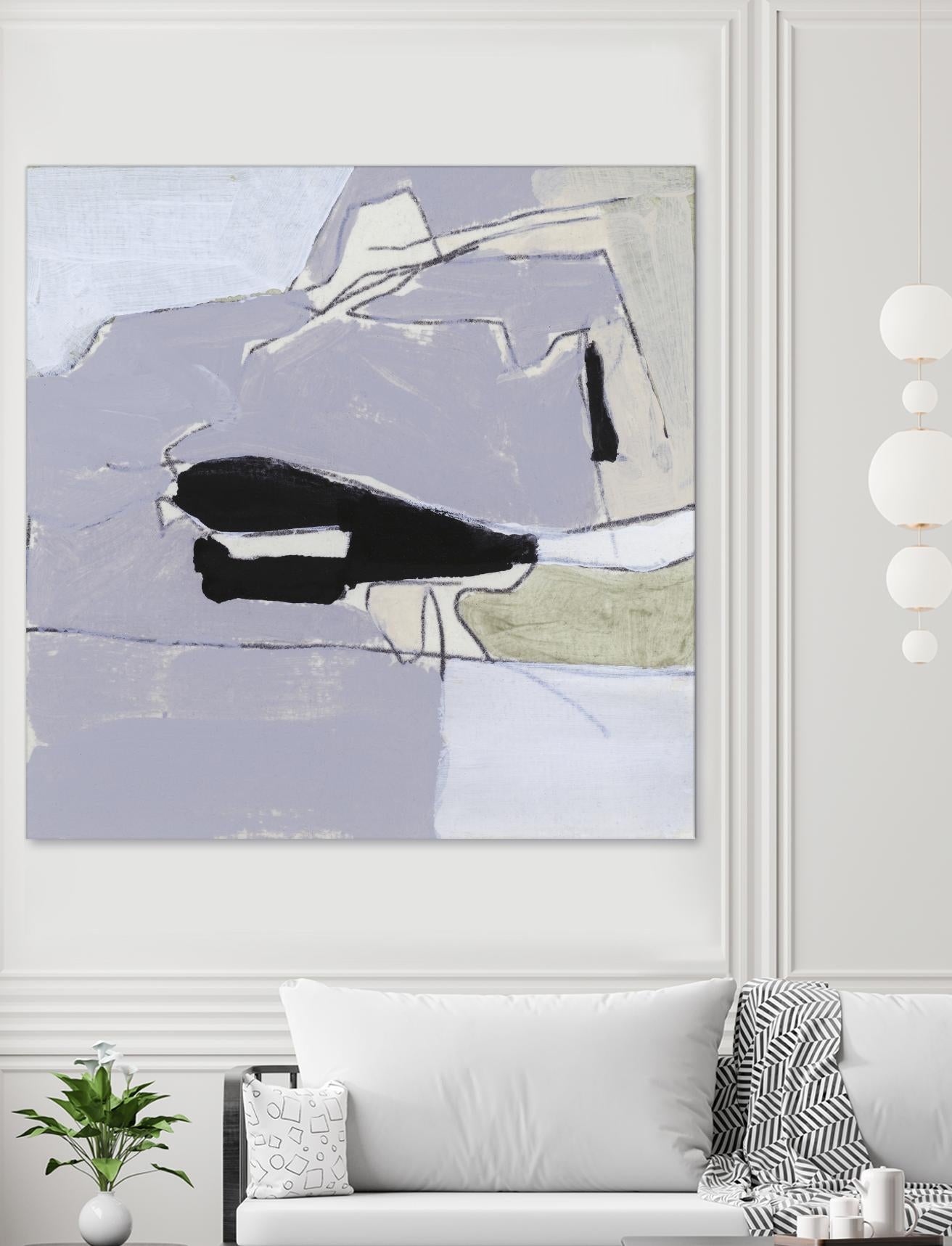 Grey Landscape I by Bellissimo Art on GIANT ART - beige abstract abstract