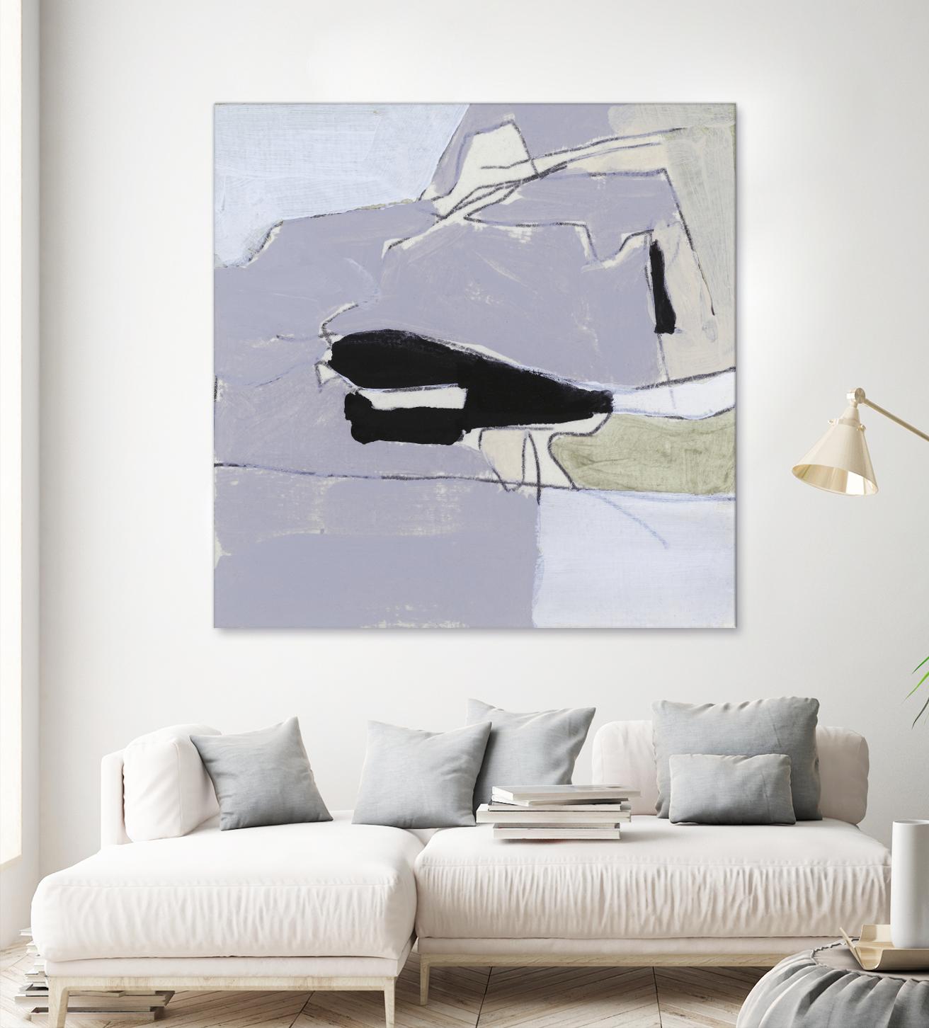 Grey Landscape I by Bellissimo Art on GIANT ART - beige abstract abstract