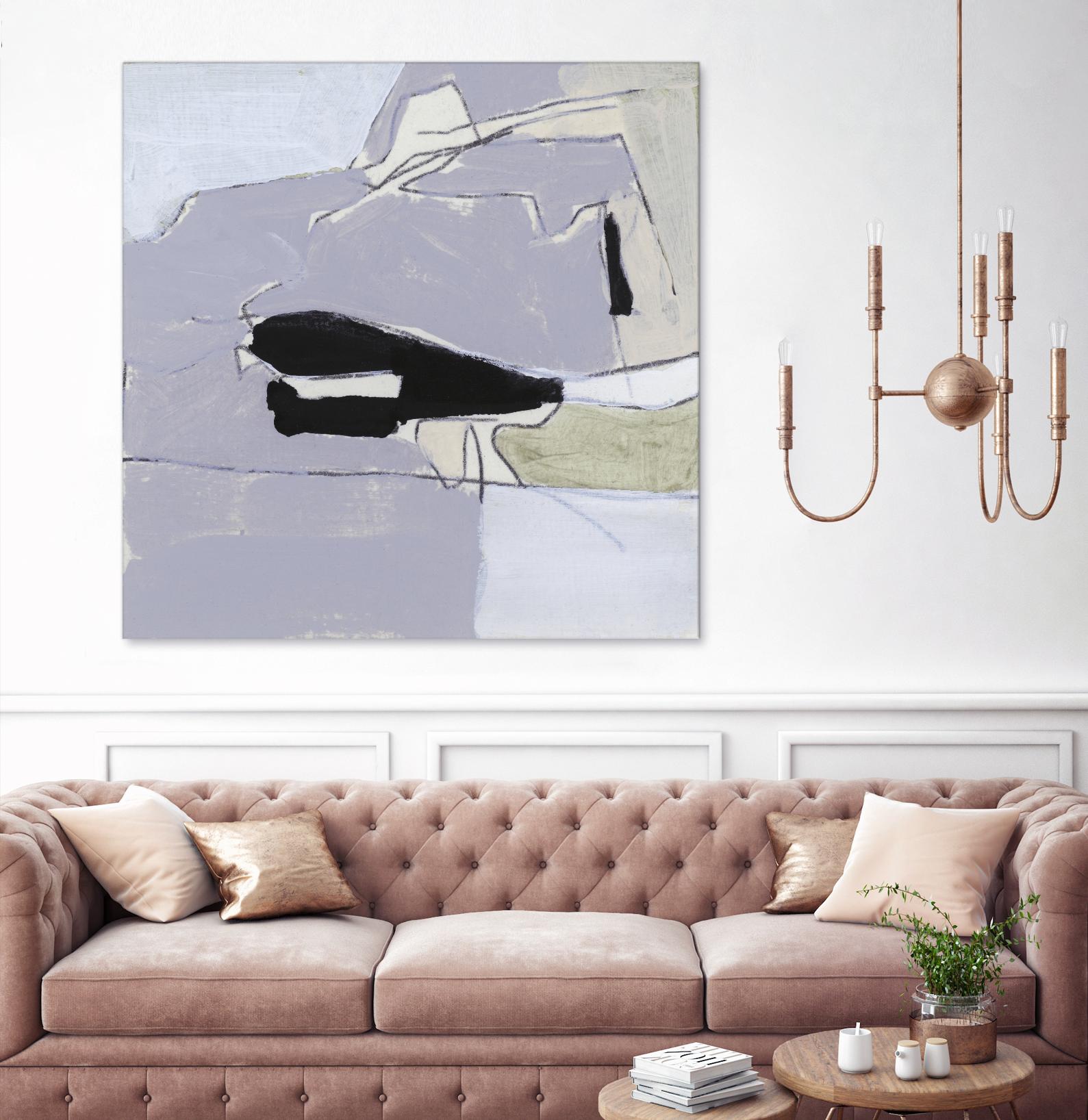 Grey Landscape I by Bellissimo Art on GIANT ART - beige abstract abstract