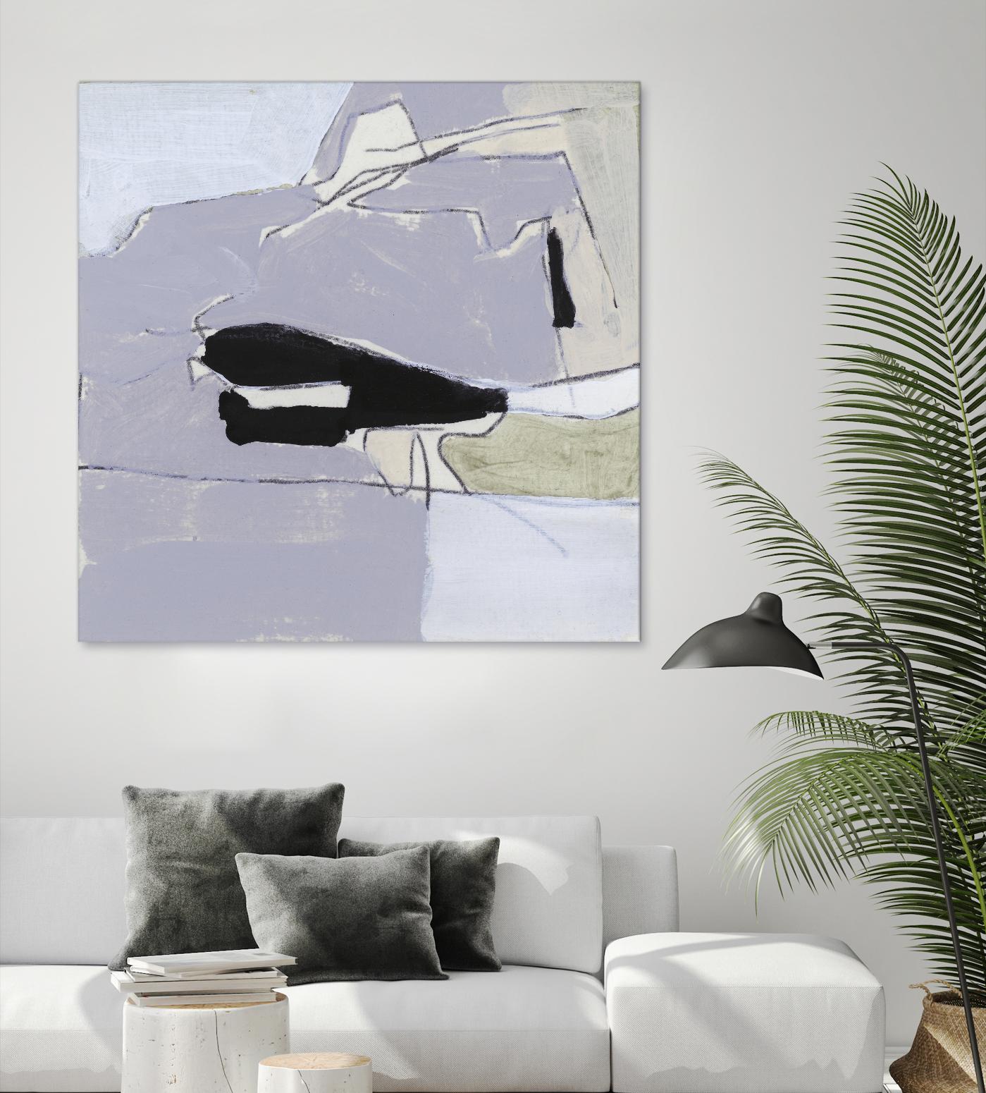 Grey Landscape I by Bellissimo Art on GIANT ART - beige abstract abstract