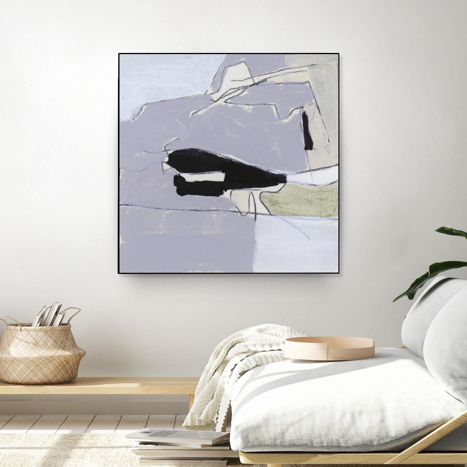 Grey Landscape I by Bellissimo Art on GIANT ART - beige abstract abstract