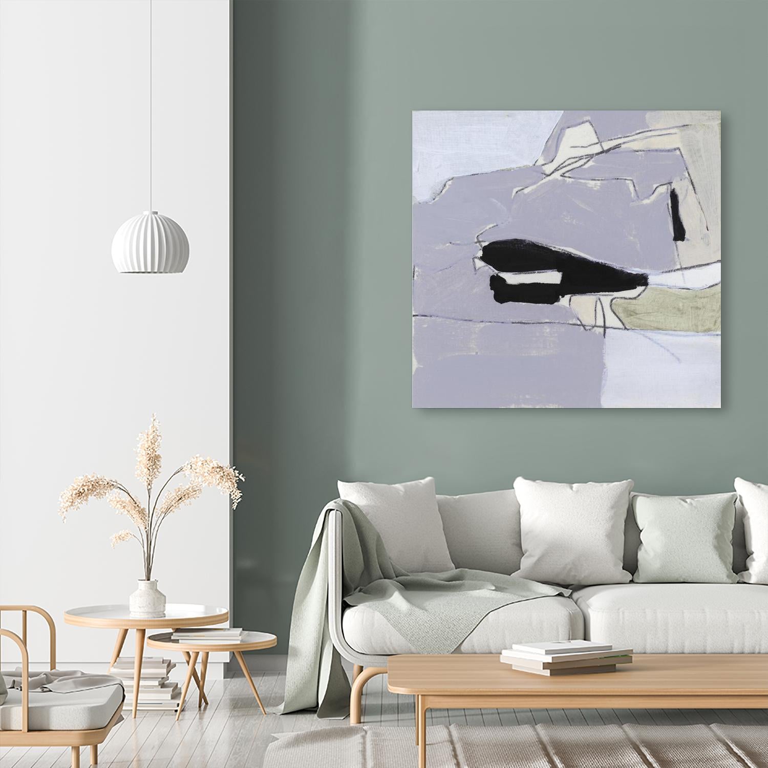Grey Landscape I by Bellissimo Art on GIANT ART - beige abstract abstract
