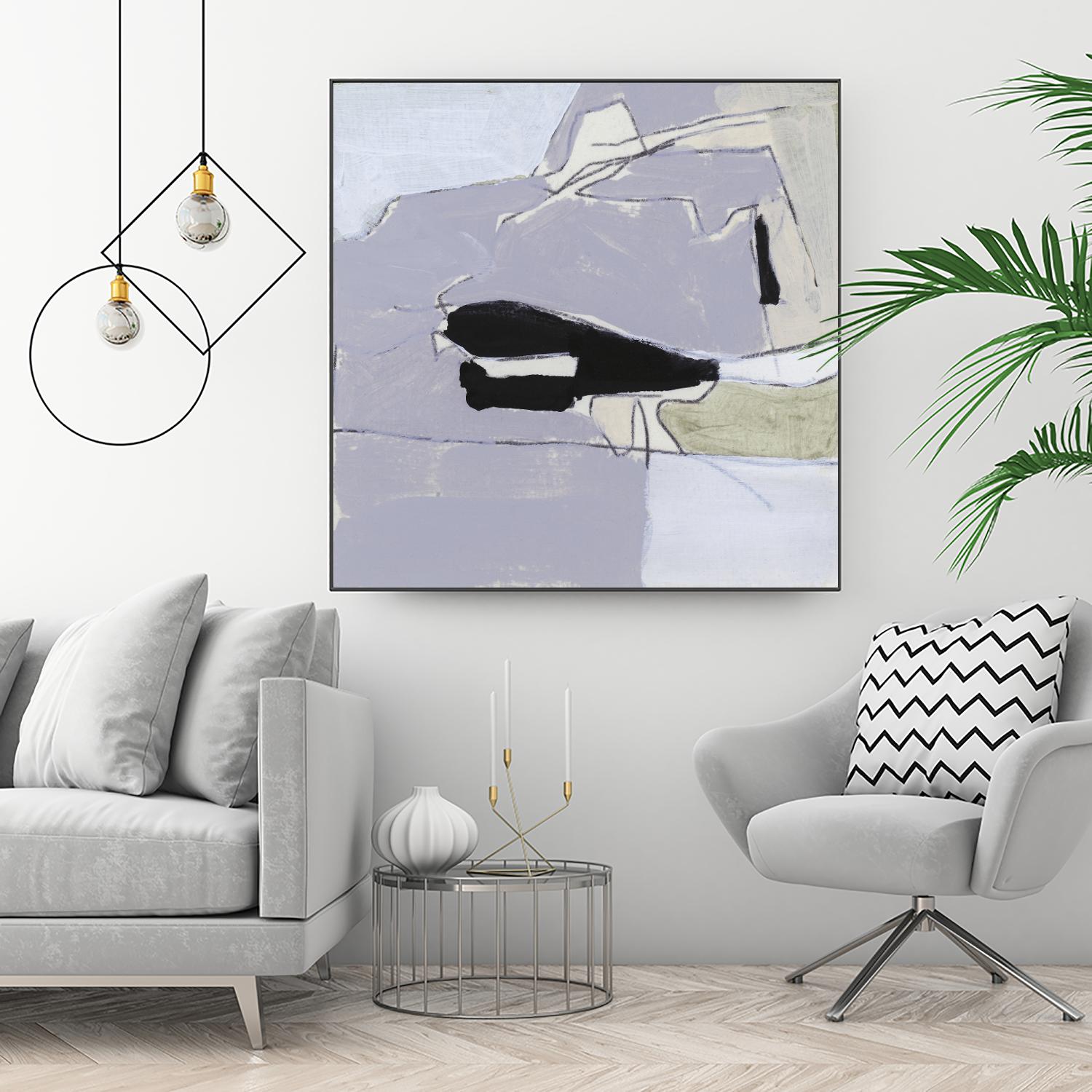 Grey Landscape I by Bellissimo Art on GIANT ART - beige abstract abstract