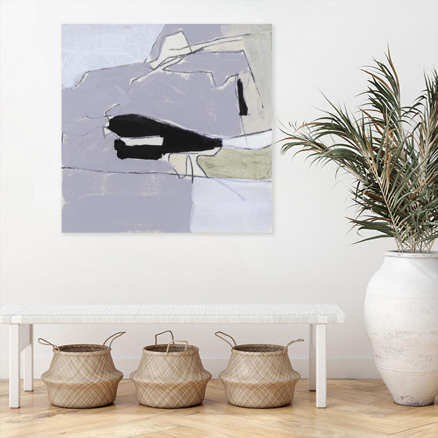 Grey Landscape I by Bellissimo Art on GIANT ART - beige abstract abstract