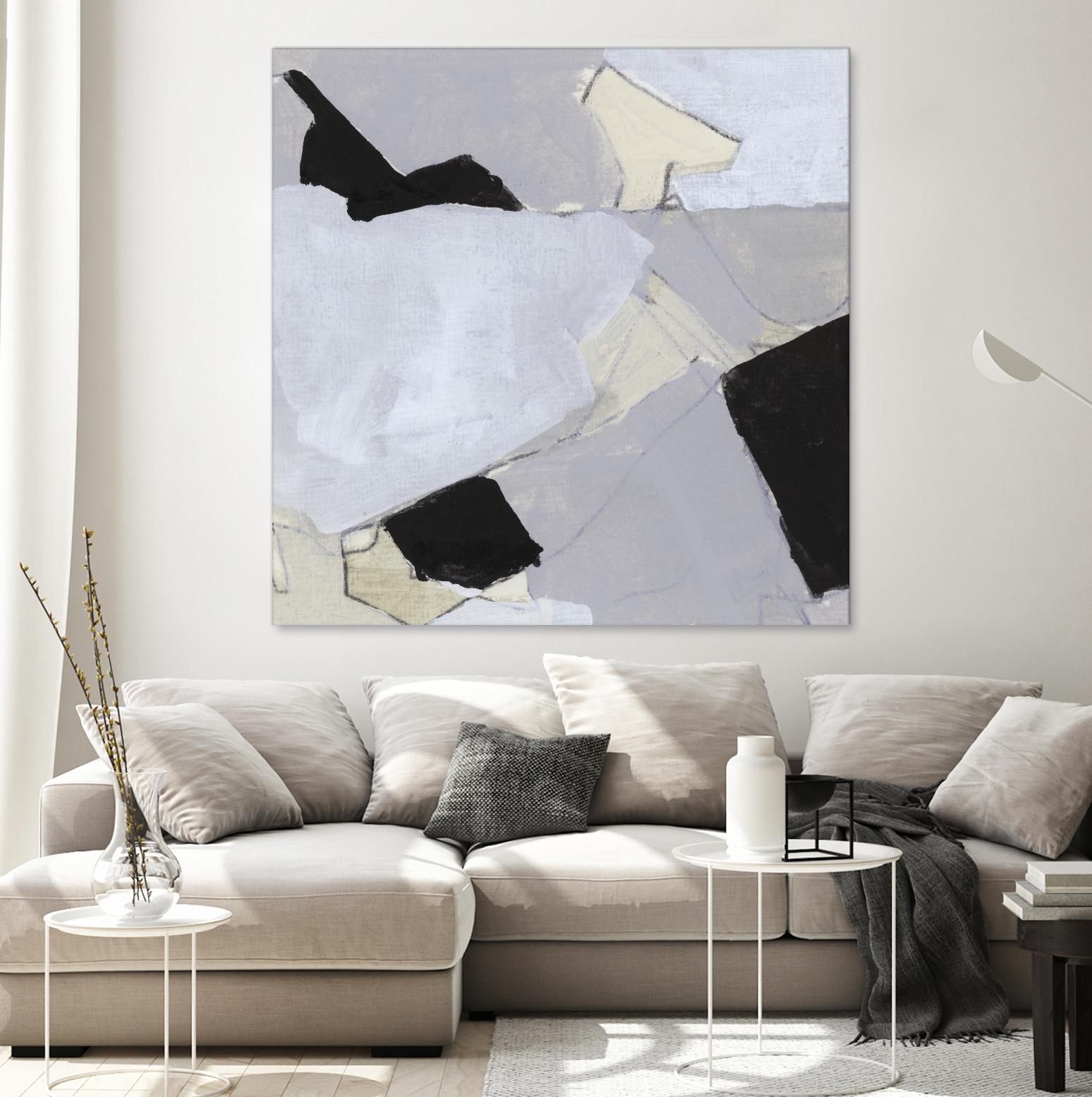 Grey Landscape V by Bellissimo Art on GIANT ART - white abstract abstract