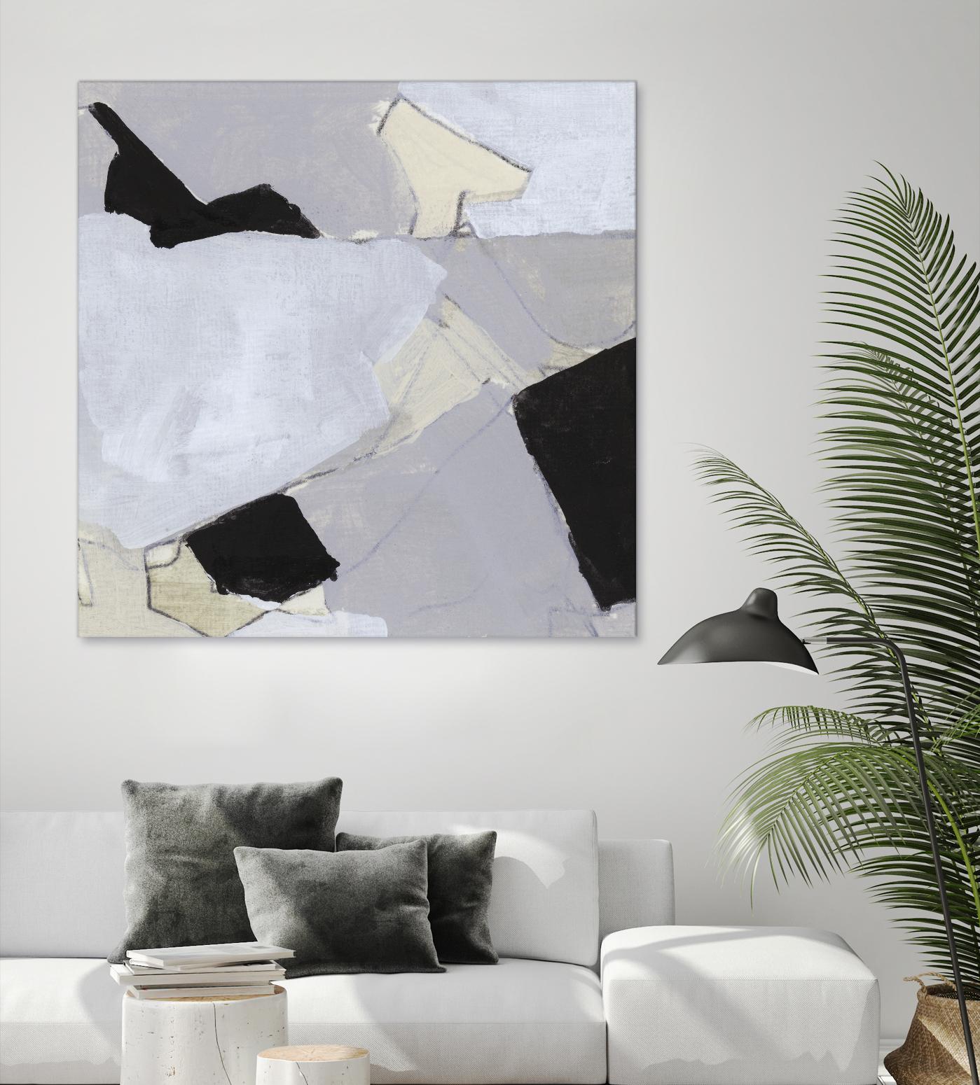 Grey Landscape V by Bellissimo Art on GIANT ART - white abstract abstract