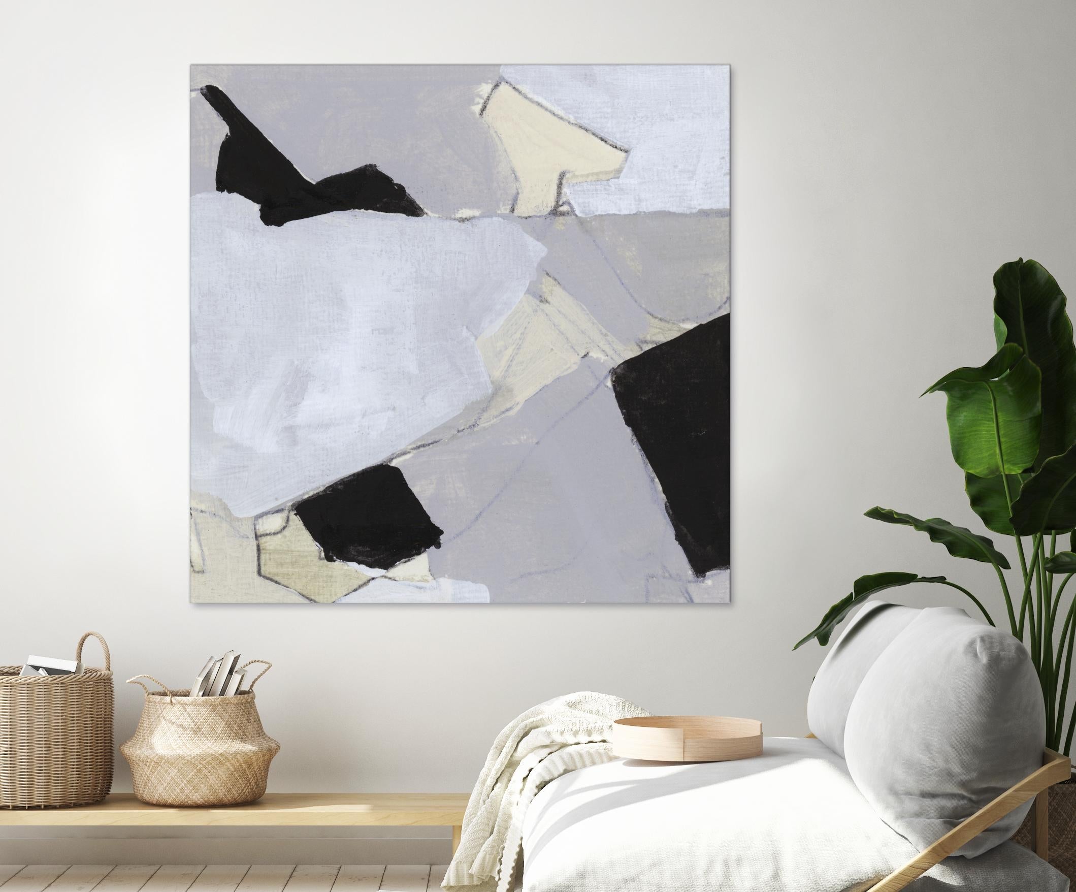 Grey Landscape V by Bellissimo Art on GIANT ART - white abstract abstract