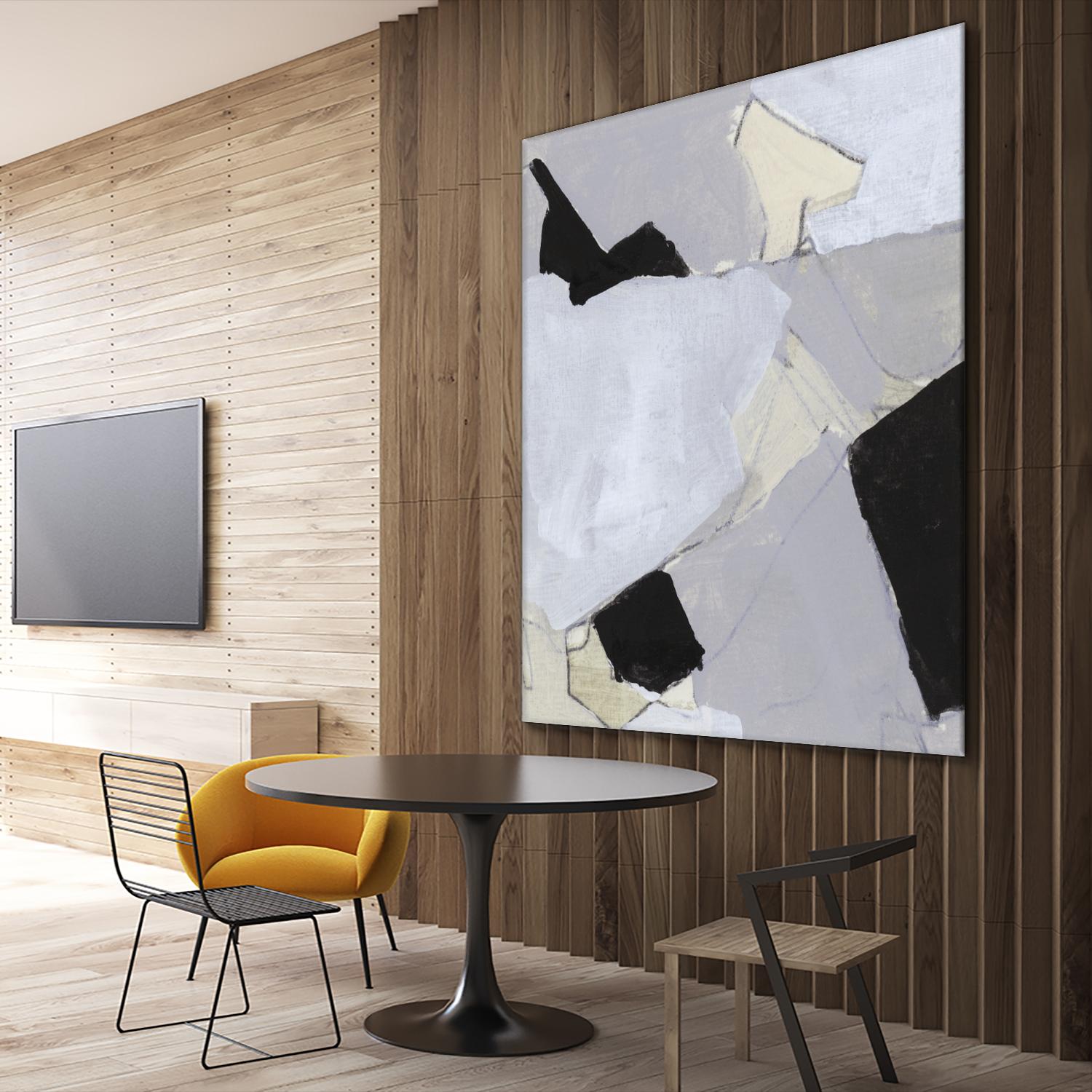 Grey Landscape V by Bellissimo Art on GIANT ART - white abstract abstract