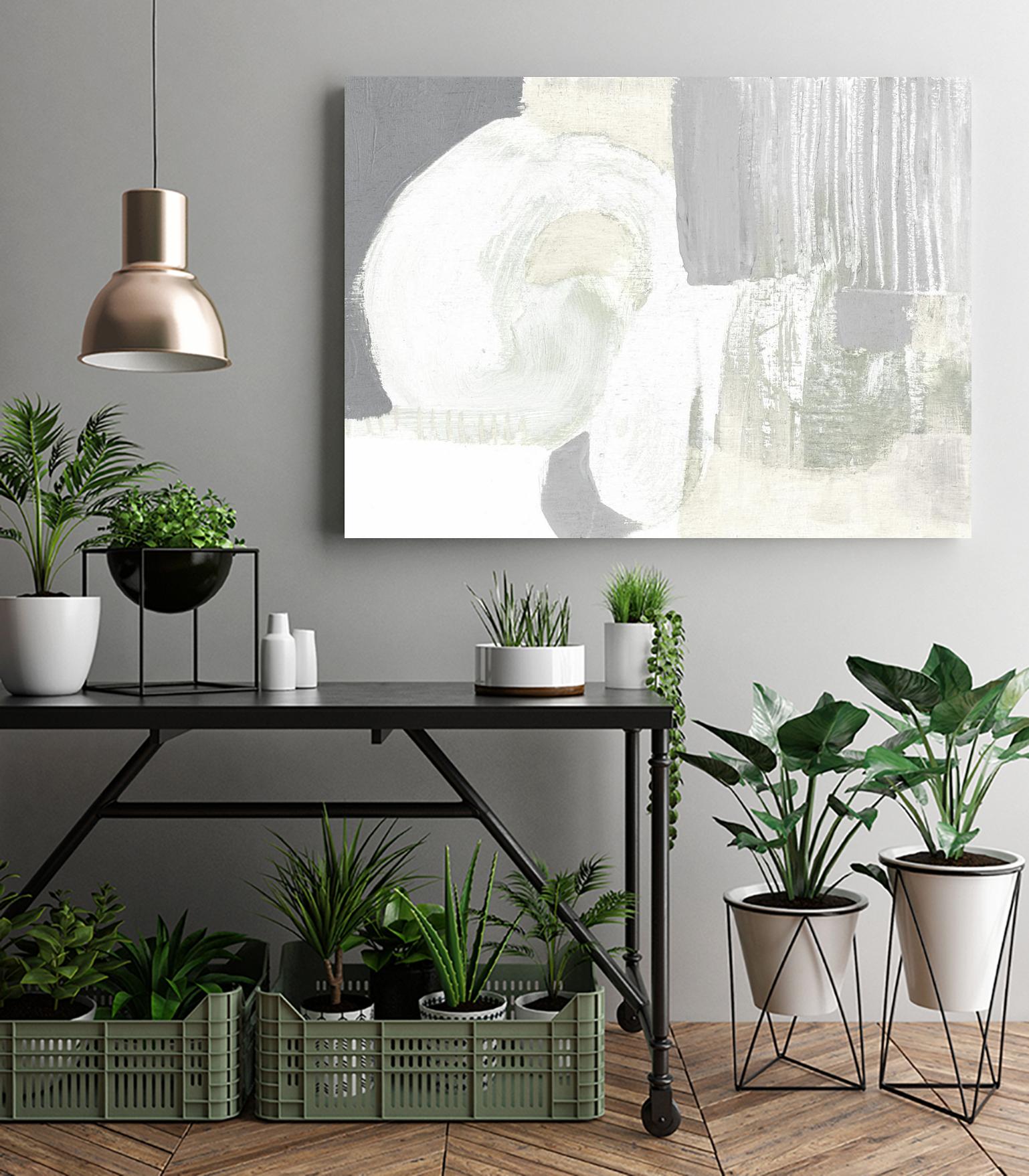 Neutral Curves I by Jennifer Goldberger on GIANT ART - grey abstract abstract