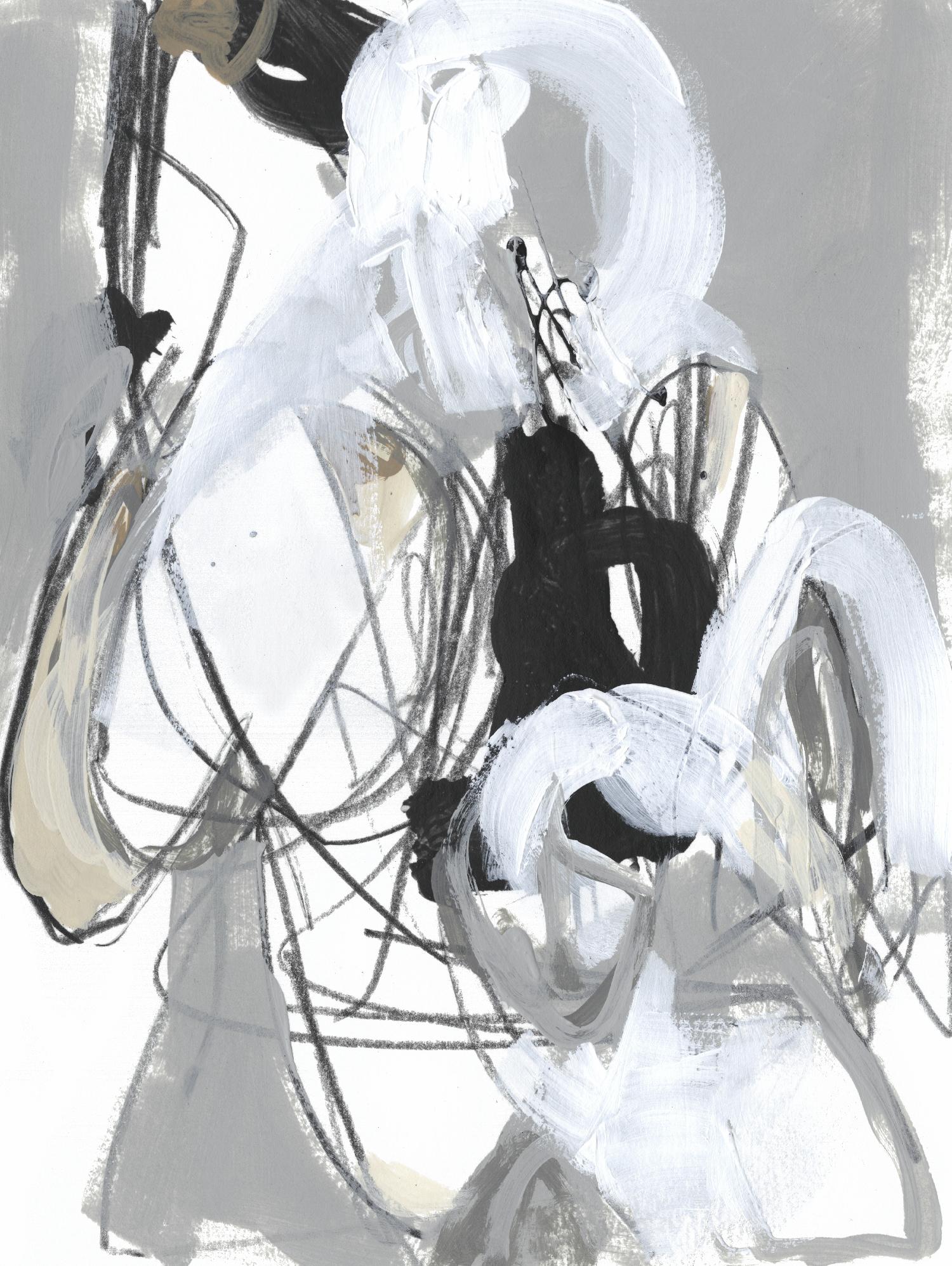 Tangled Threads III by June Vess on GIANT ART - black abstract abstract