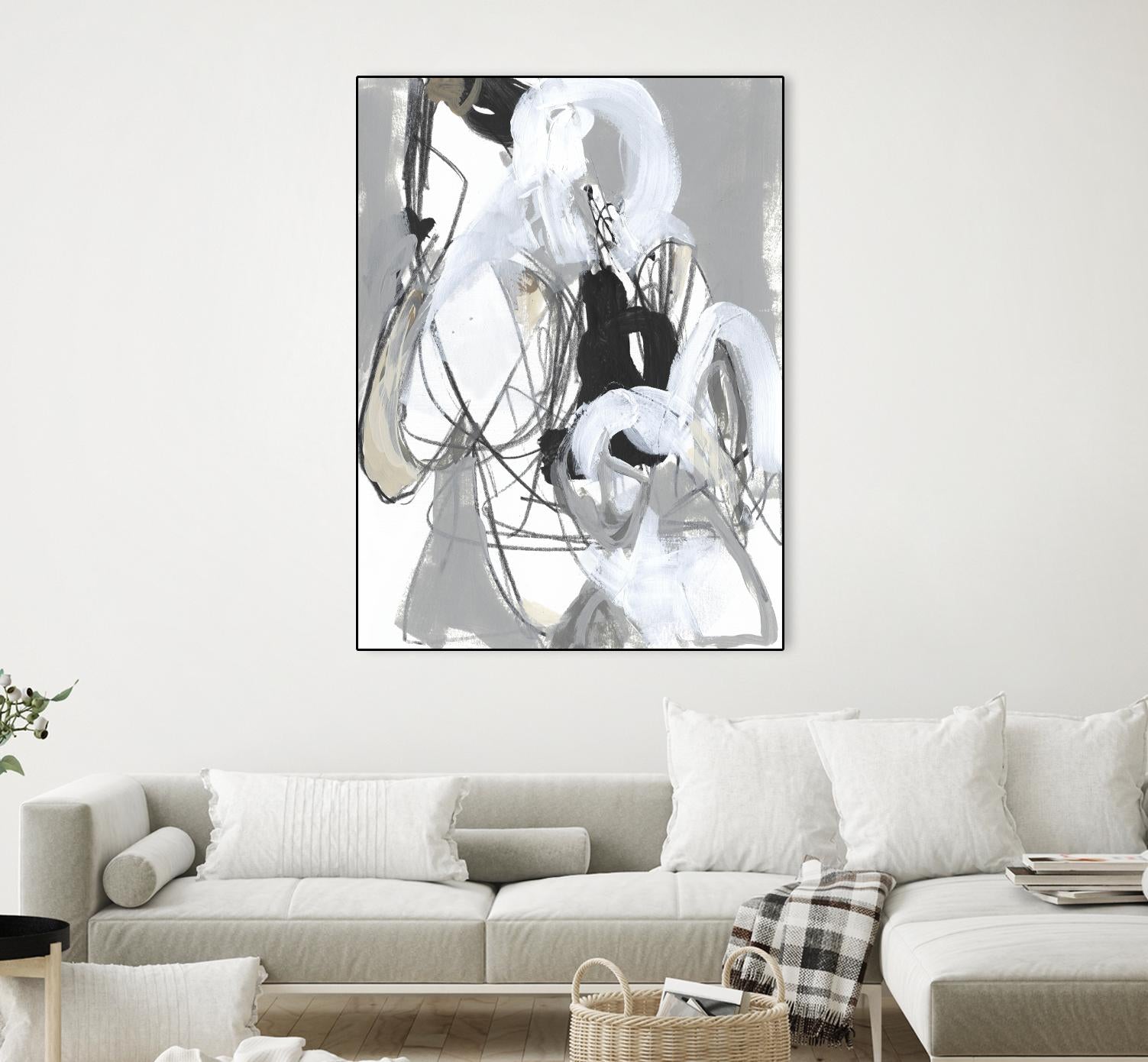 Tangled Threads III by June Vess on GIANT ART - black abstract abstract