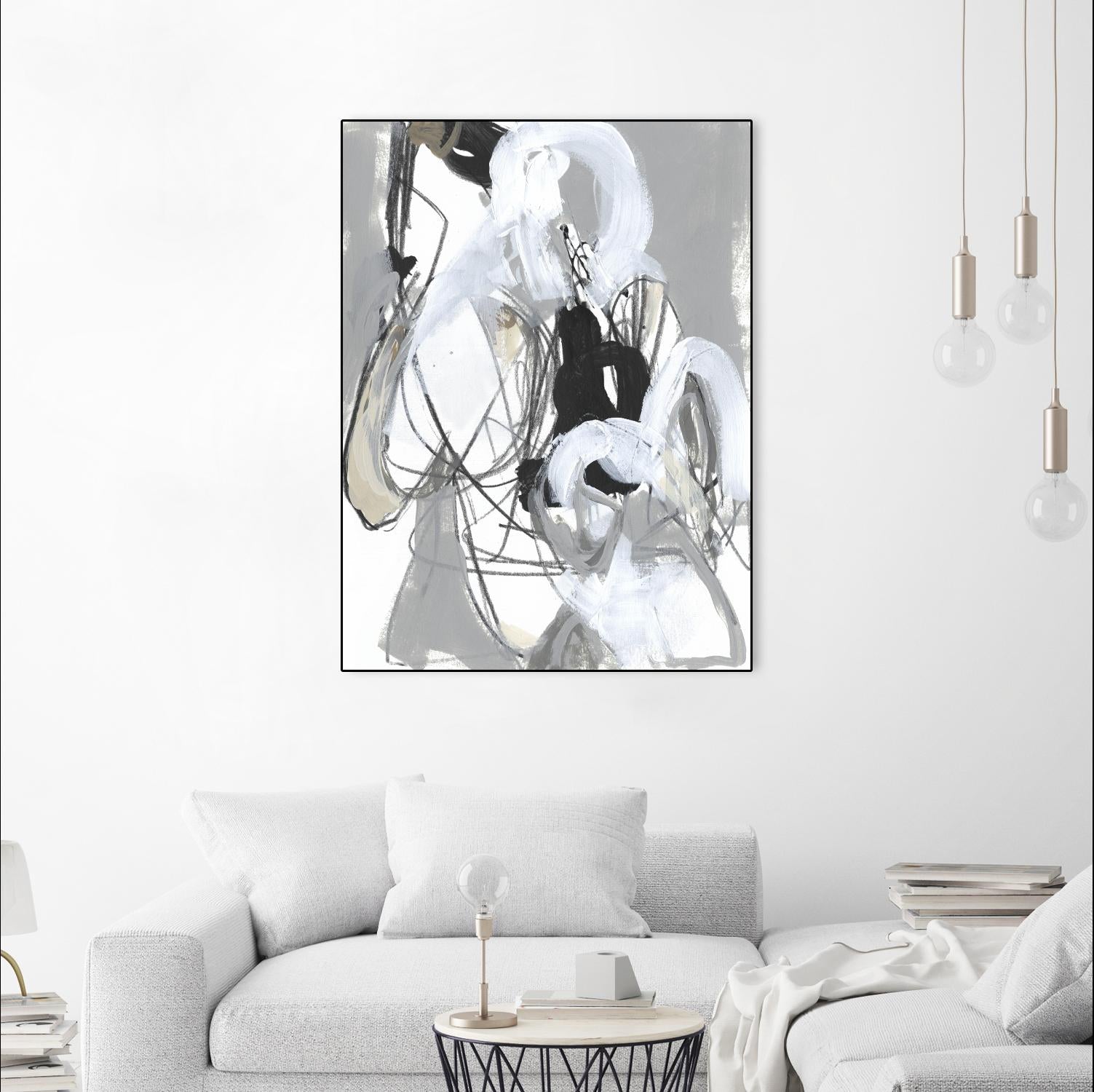 Tangled Threads III by June Vess on GIANT ART - black abstract abstract