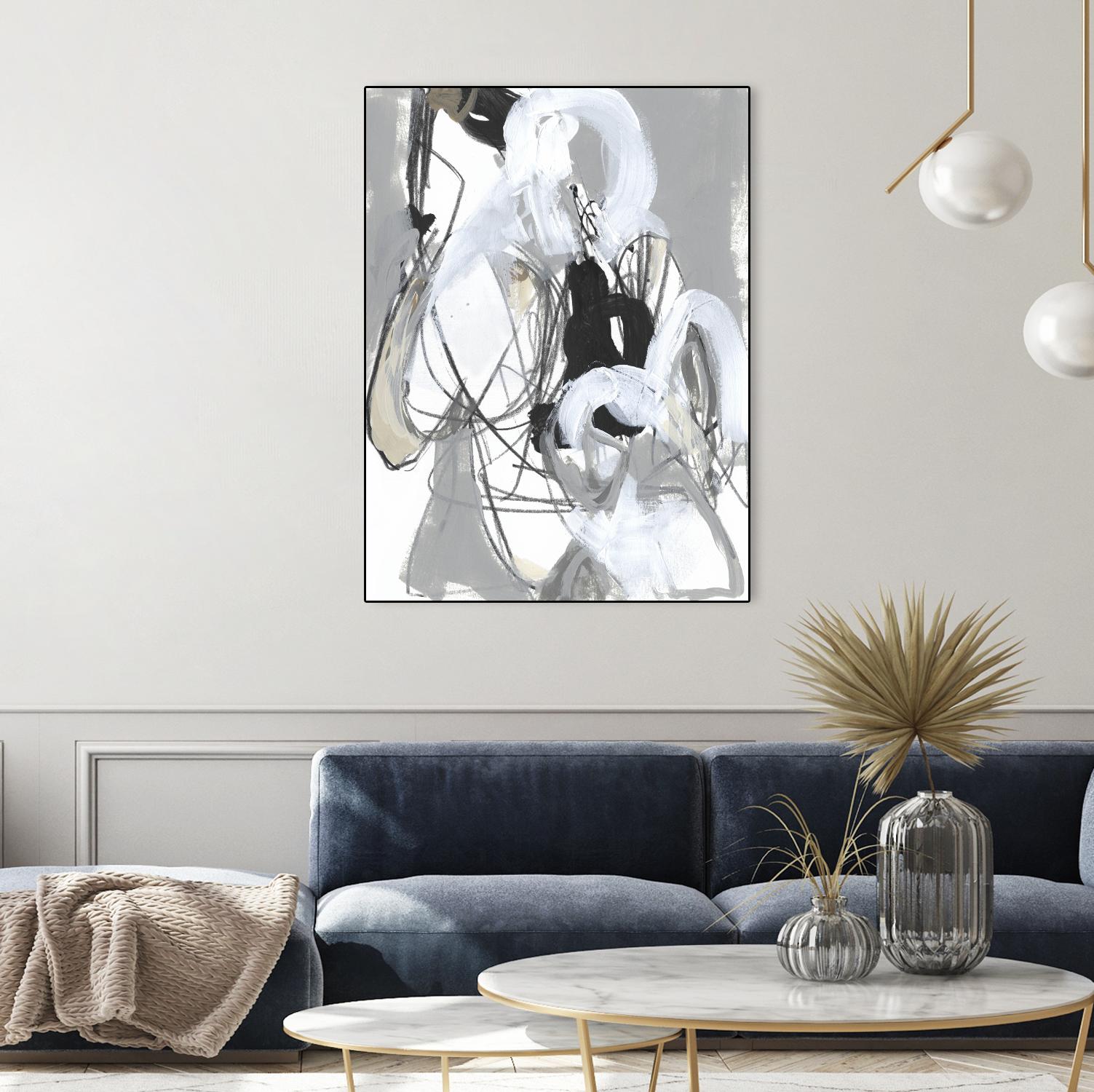 Tangled Threads III by June Vess on GIANT ART - black abstract abstract