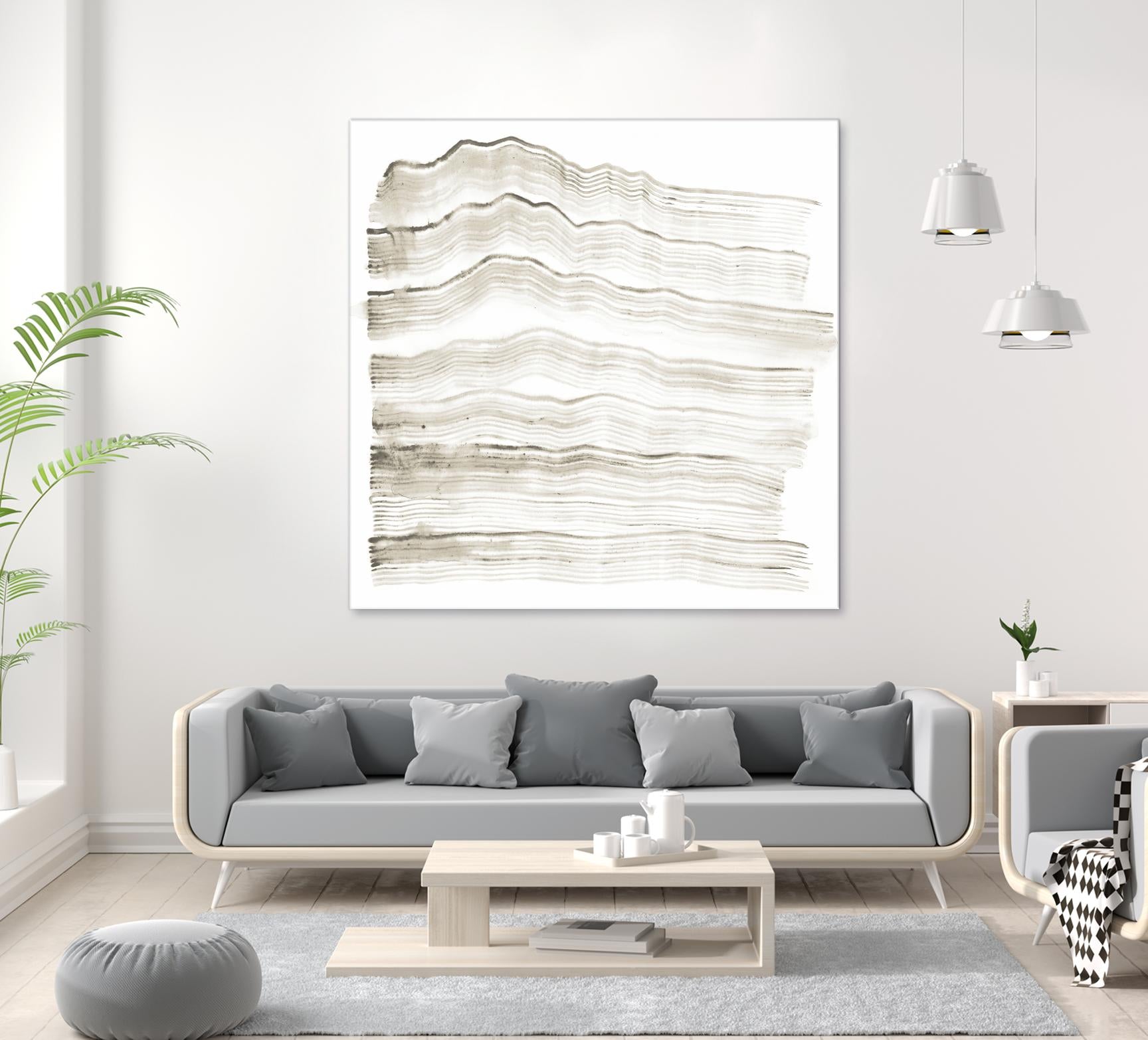 Accordion Shift IV by Vanna Lam on GIANT ART - white abstract abstract