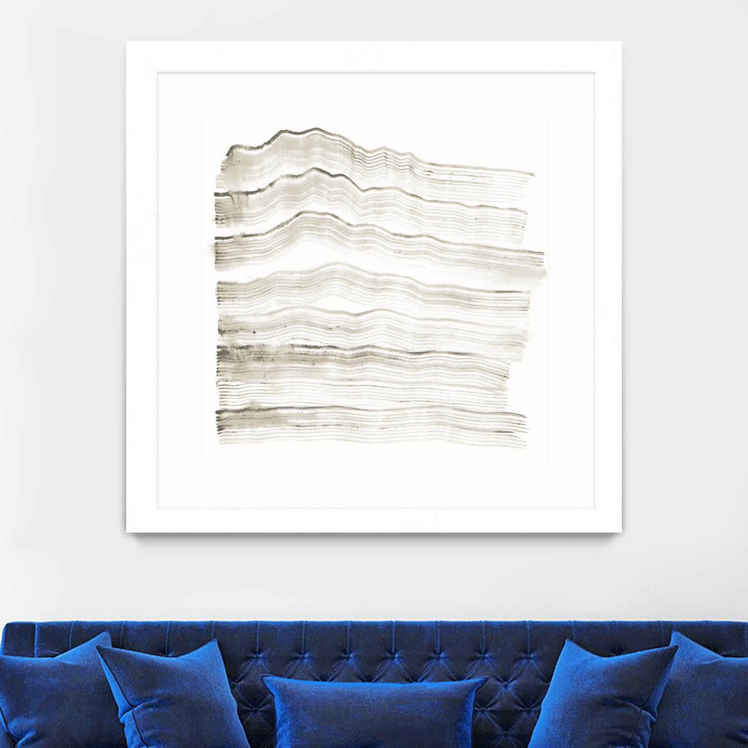Accordion Shift IV by Vanna Lam on GIANT ART - white abstract abstract