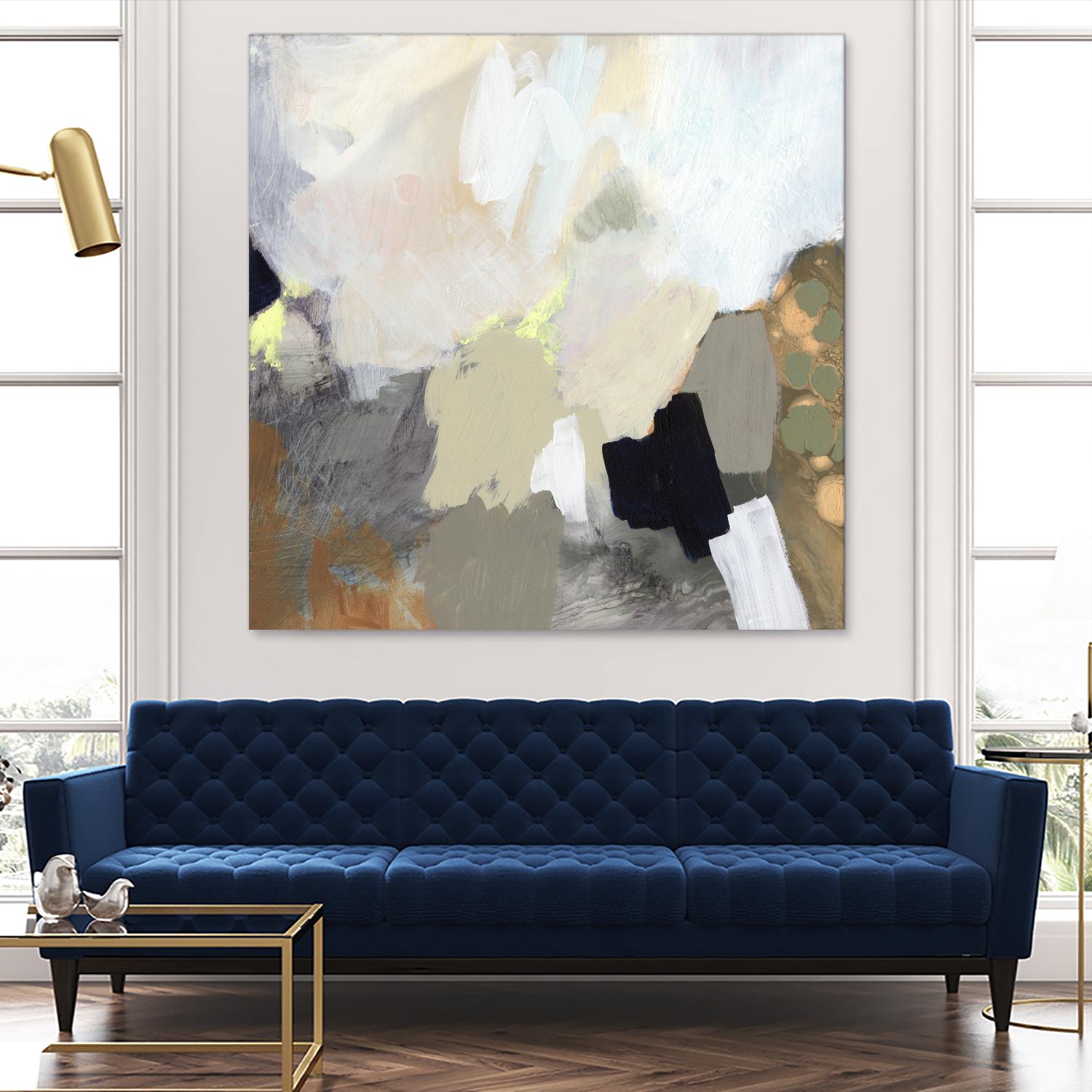 Alpenpass II by Victoria Barnes on GIANT ART - beige abstract abstract