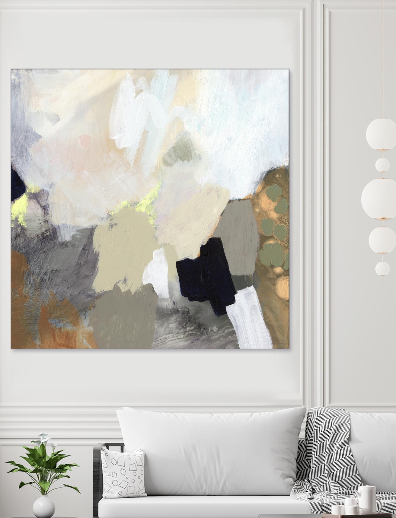 Alpenpass II by Victoria Barnes on GIANT ART - beige abstract abstract