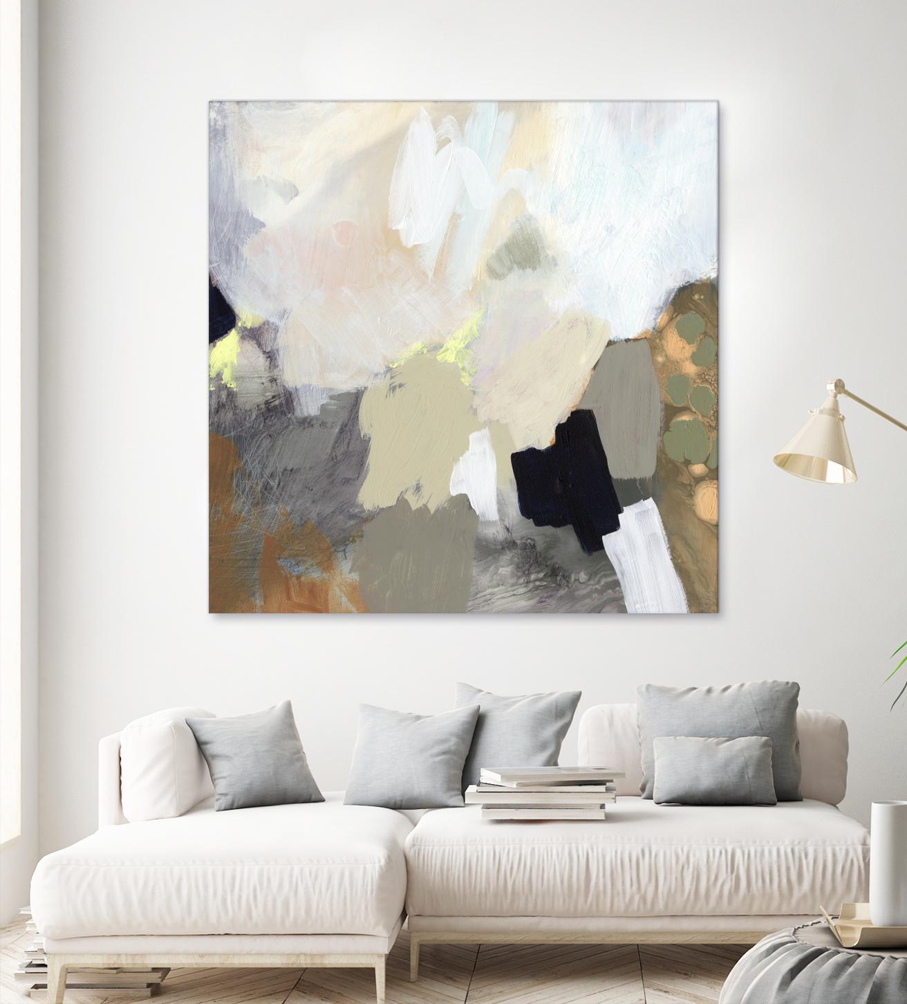 Alpenpass II by Victoria Barnes on GIANT ART - beige abstract abstract