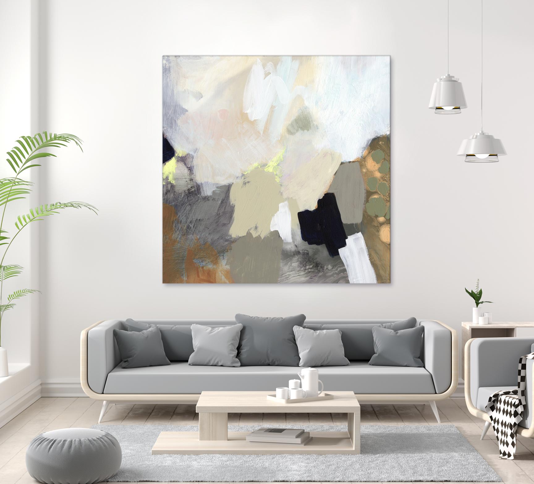 Alpenpass II by Victoria Barnes on GIANT ART - beige abstract abstract