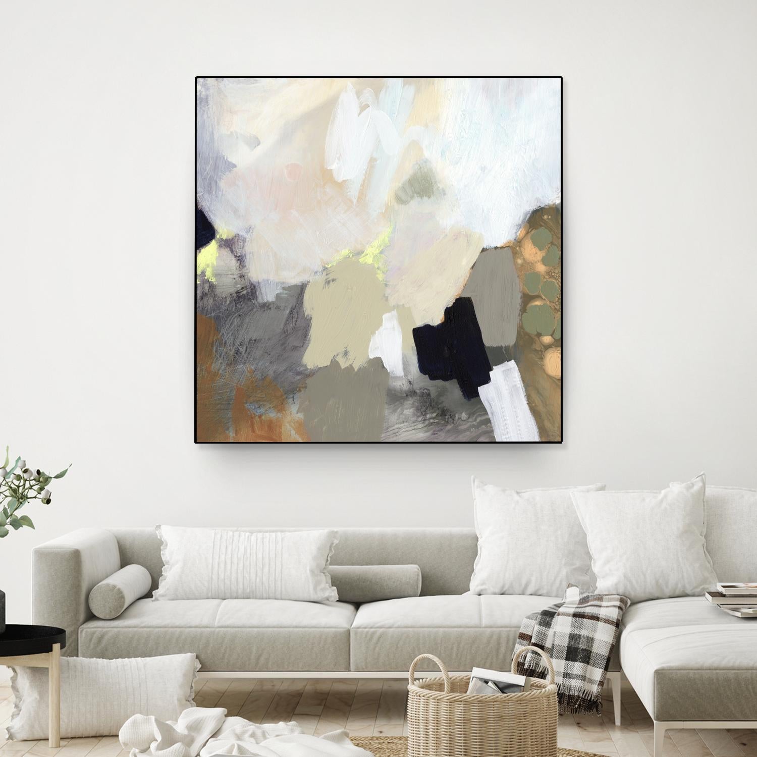 Alpenpass II by Victoria Barnes on GIANT ART - beige abstract abstract