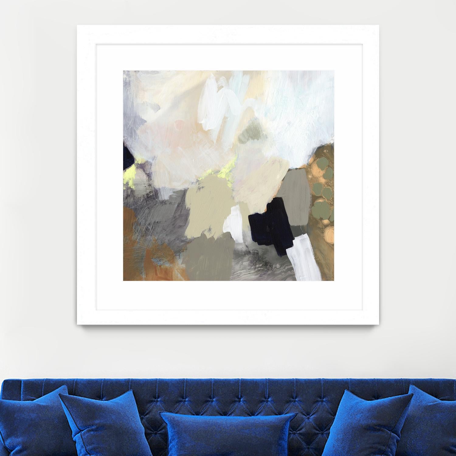 Alpenpass II by Victoria Barnes on GIANT ART - beige abstract abstract