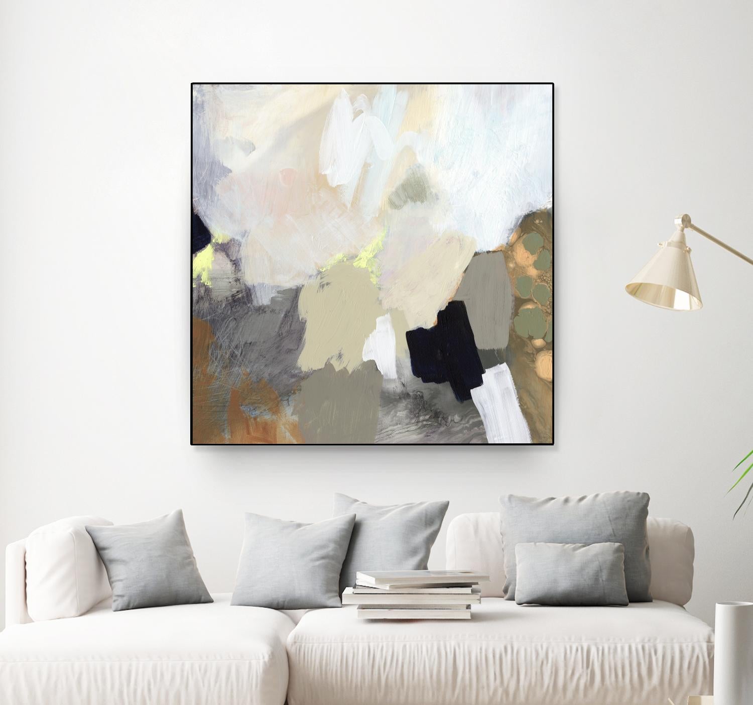 Alpenpass II by Victoria Barnes on GIANT ART - beige abstract abstract